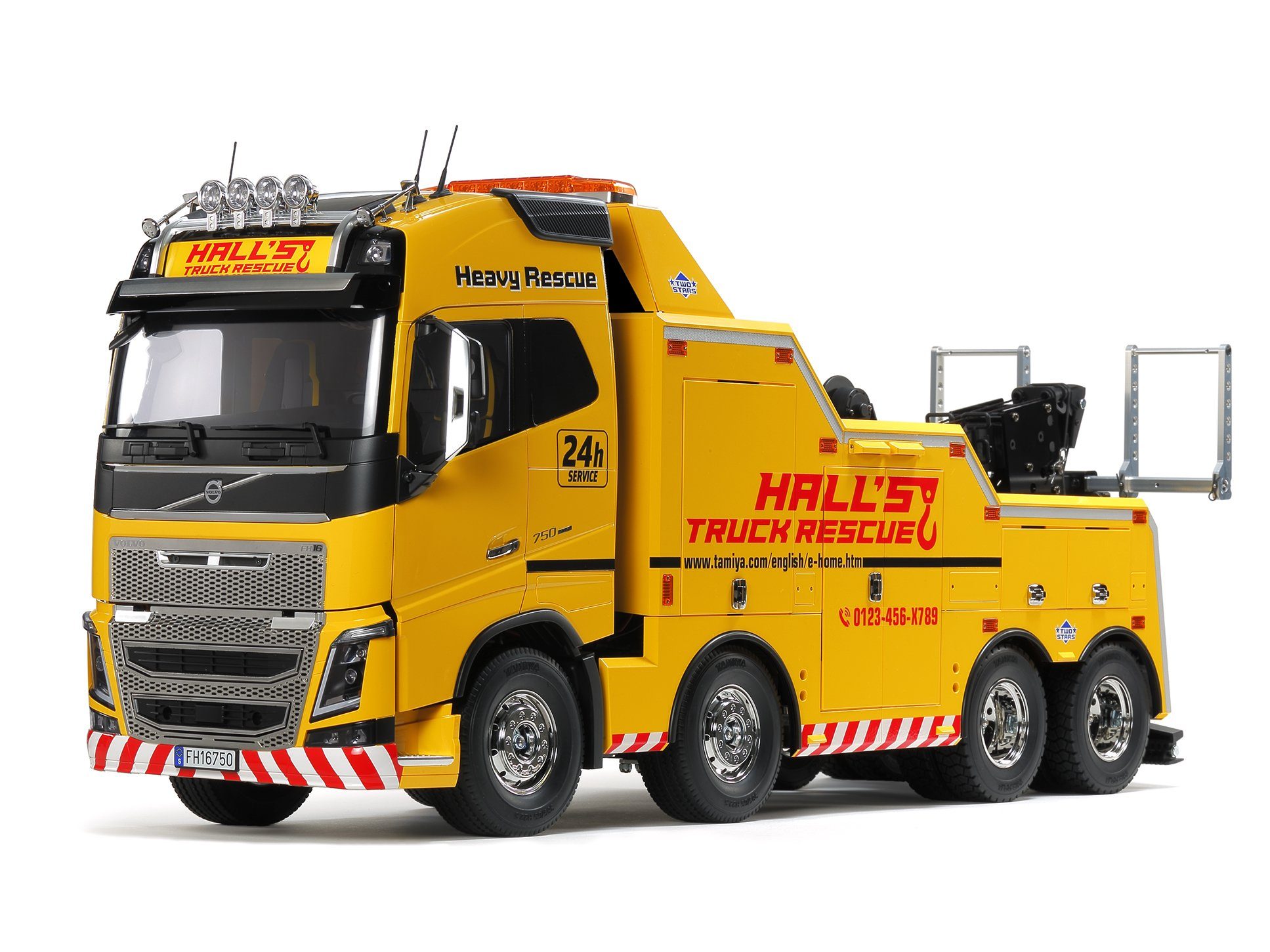 Tamiya RC-Truck RC Truck - LKW Volvo FH16 Abschlepper 8x4 Tamiya 1:14