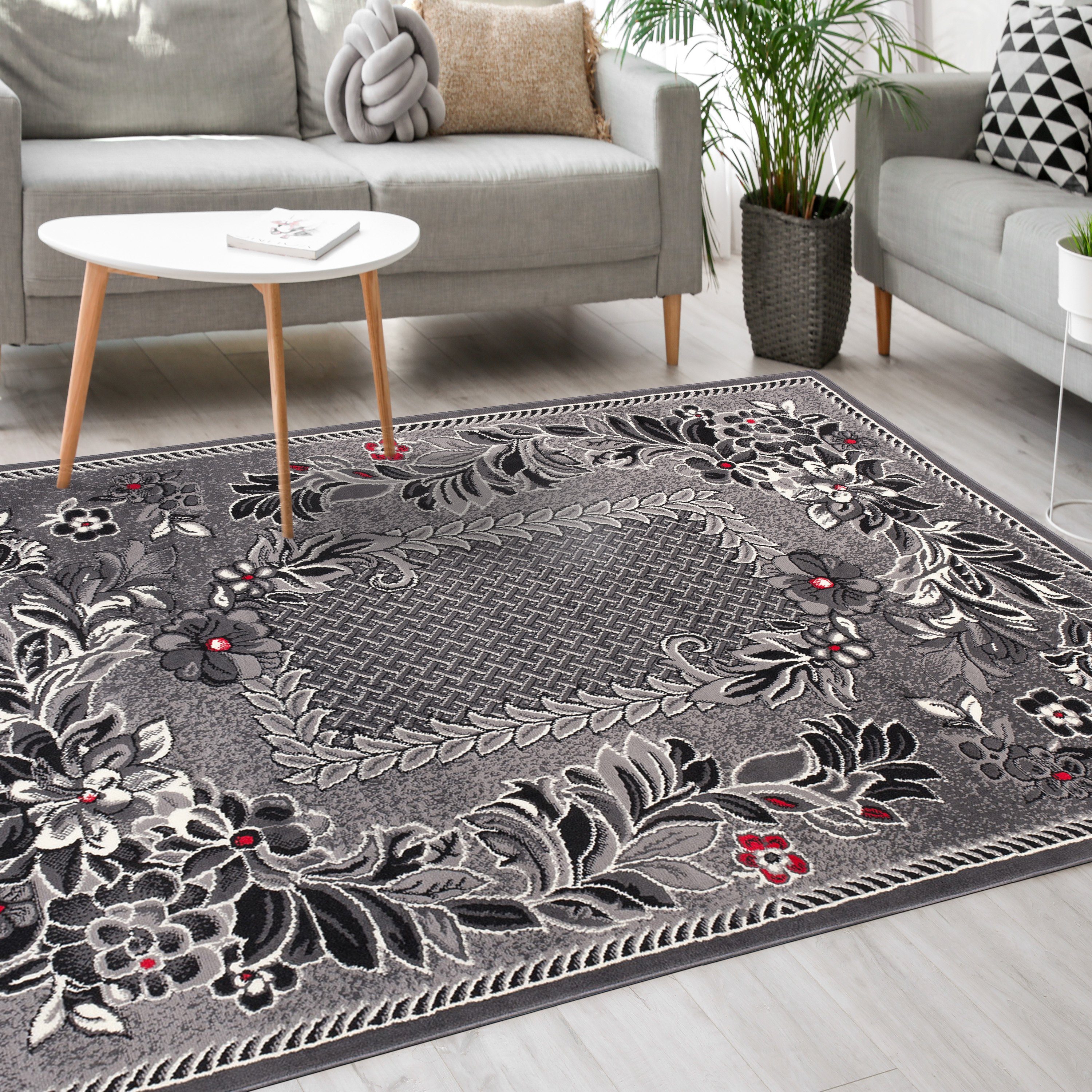 Mazovia Designteppich Modern Teppich Kurzflor Wohnzimmerteppich günstig online kaufen