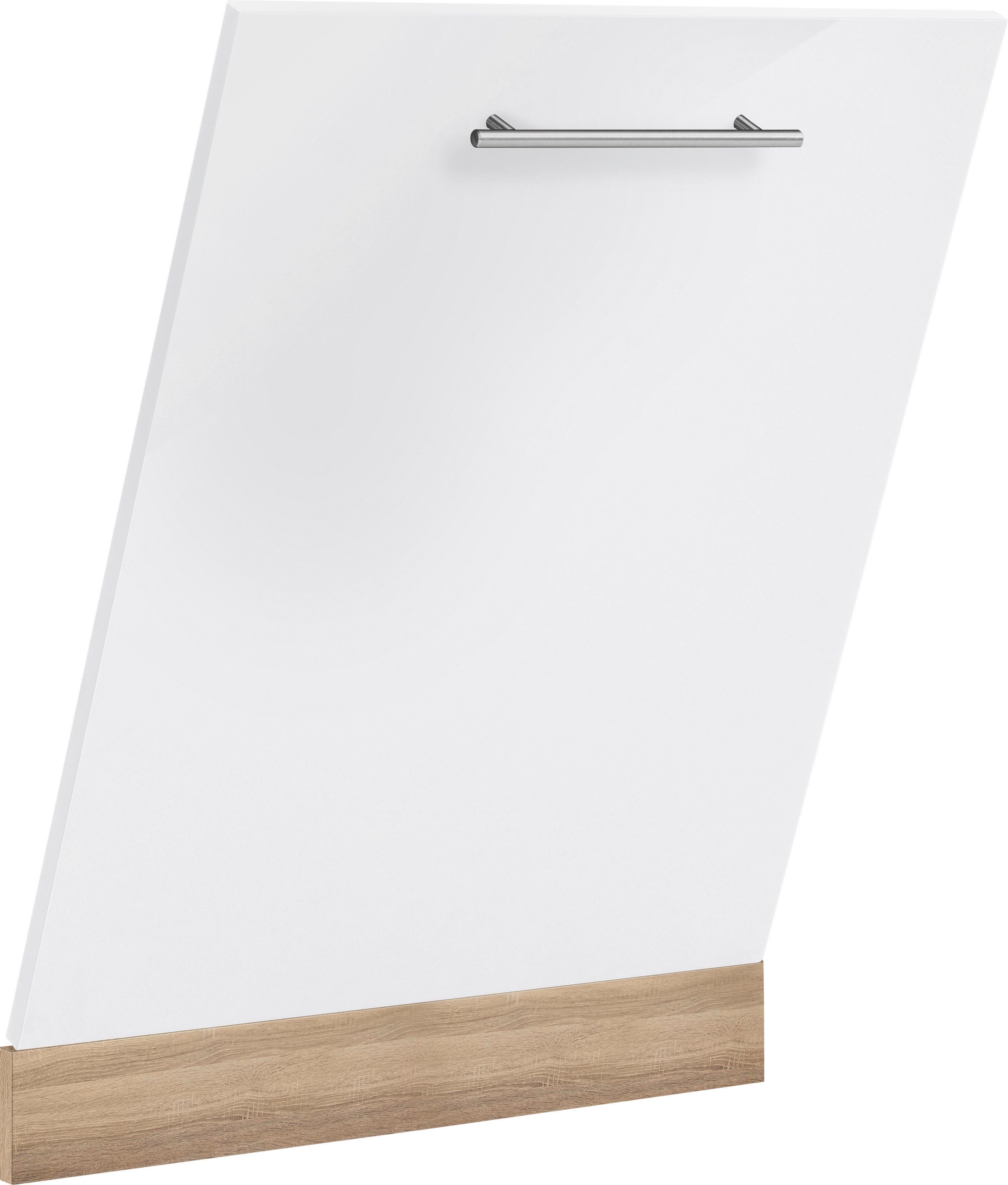 wiho Küchen Frontblende Cali, Geschirrspüler Weiß Sonoma Korpus: für breit, vollintegrierbaren eichefarben cm 60 Front: matt
