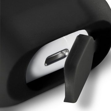 Hama Kopfhörer-Schutzhülle Schutzhülle aus Silikon für das Ladecase AirPods 1. Gen. und 2. Gen., Kratzfestes Sleeve, Ultra Slim, Wireless Charging kompatibel
