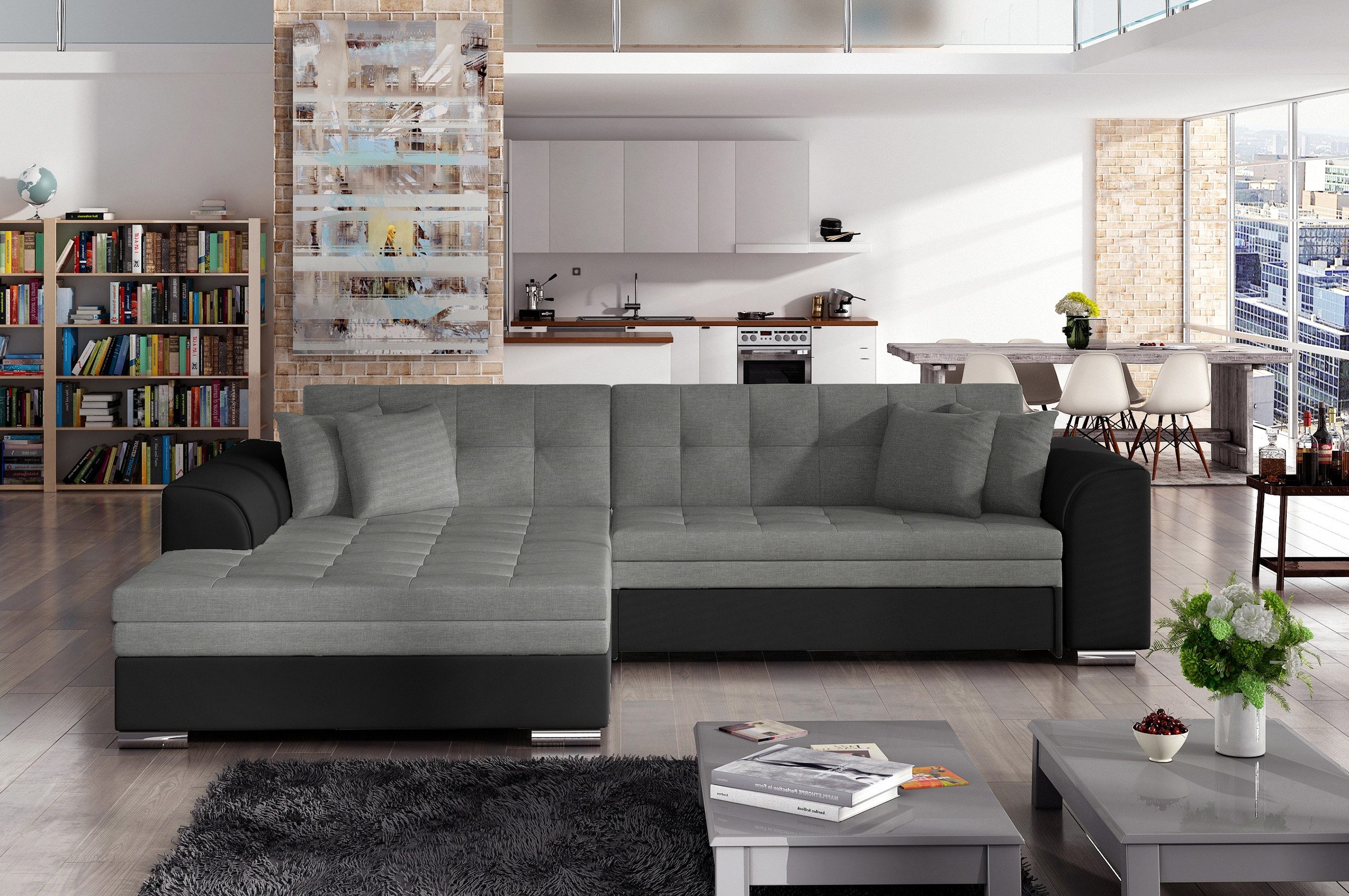 Grau | Korpus: Schwarz