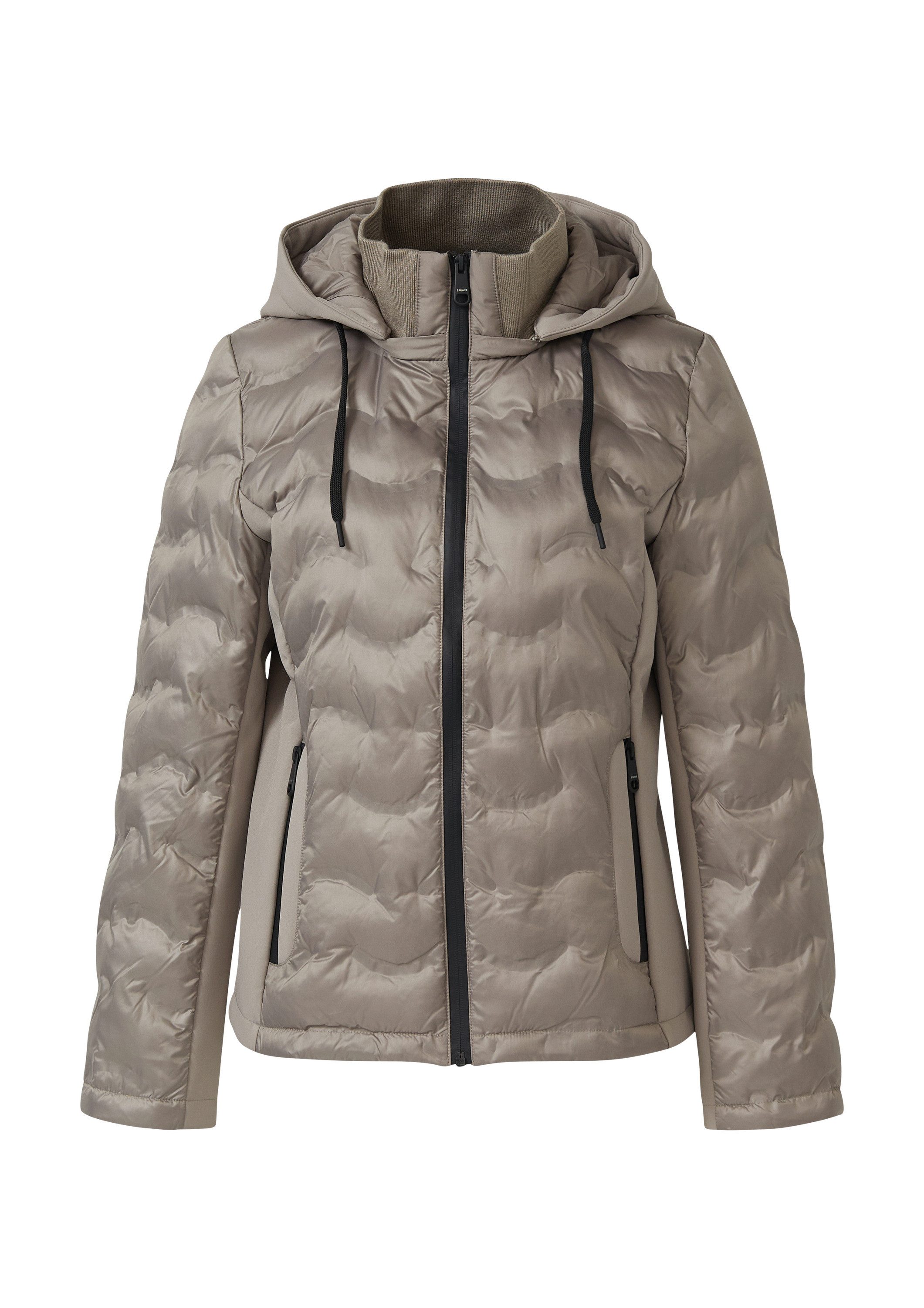 s.Oliver Funktionsjacke Outdoor-Jacke Leichte Jacke im Fabricmix mit abnehm günstig online kaufen