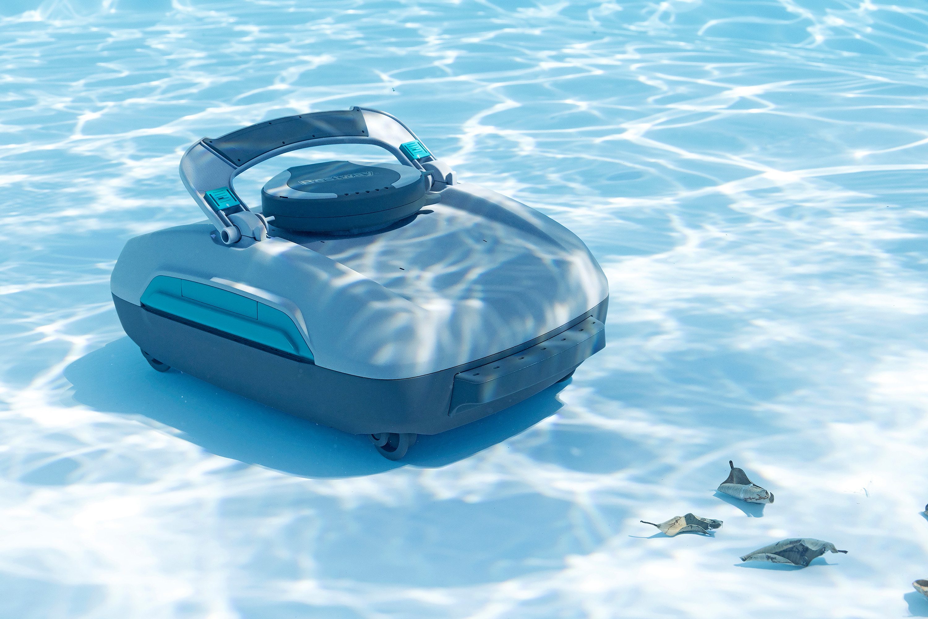 Bestway Poolroboter AquaTronix™ G300, (Packung, 2-St., Autonom 2 in 1 mit Oberflächenskimmer), Für Poolgrößen bis 50 m²