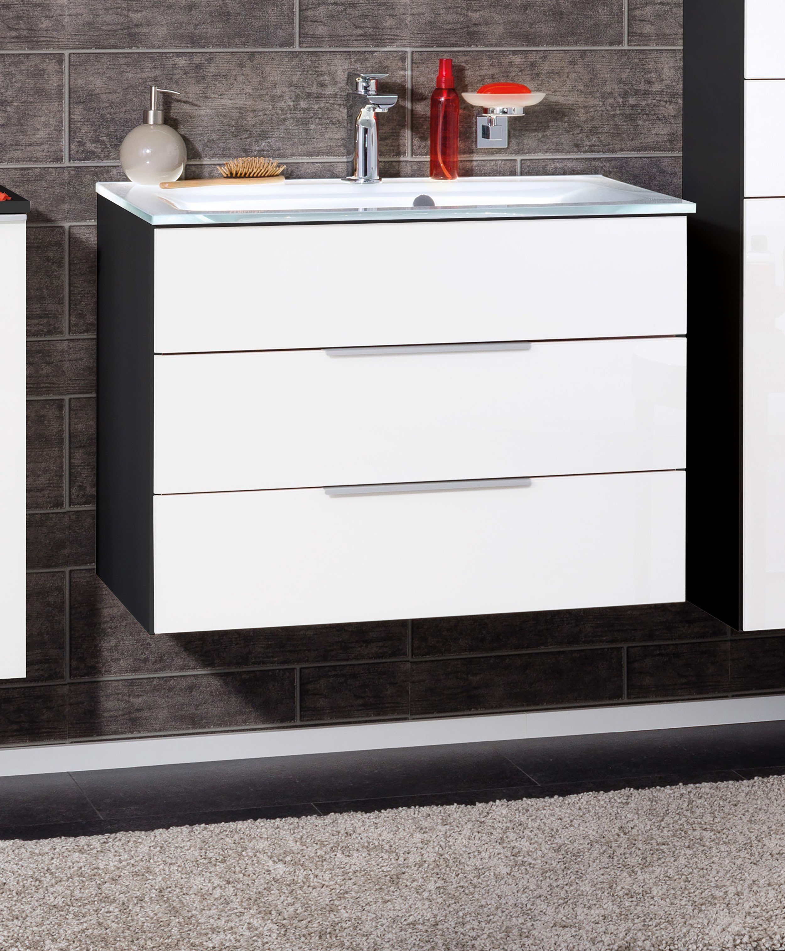 FACKELMANN Waschtisch Waschplatz-Set KARA, 2-teilig