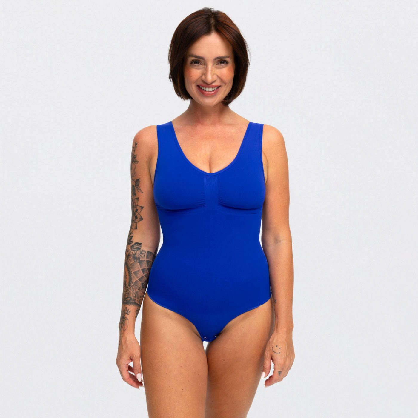 Creamy Fabrics Miederbody Tank Bodysuit Sculpting Shapewear mit Slip (2)-We günstig online kaufen