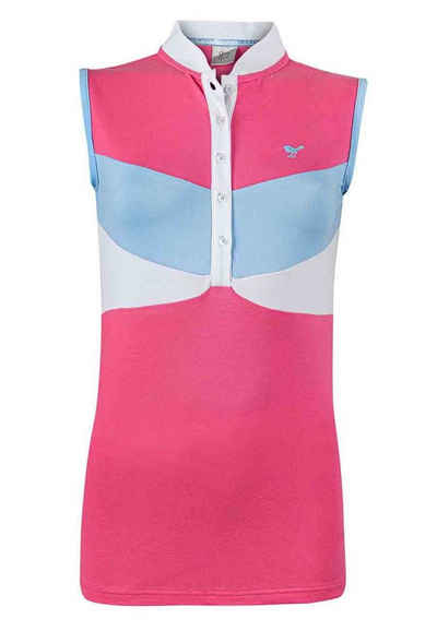 girls golf Trainingspullover girls golf Damen sleeveless polo TRIBECCA pink