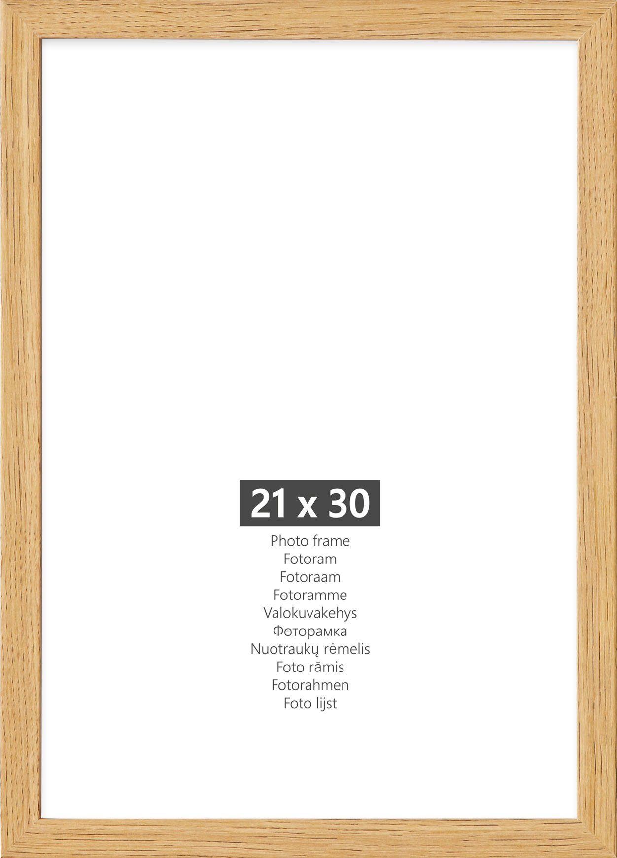andas Bilderrahmen-Set Bilderrahmen 10er, + 21x30 cm + 2x 2x 15x20 10 (DIN 4x natur (Set, A5) 2x 13x18 (DIN A4) + 10x15 St)