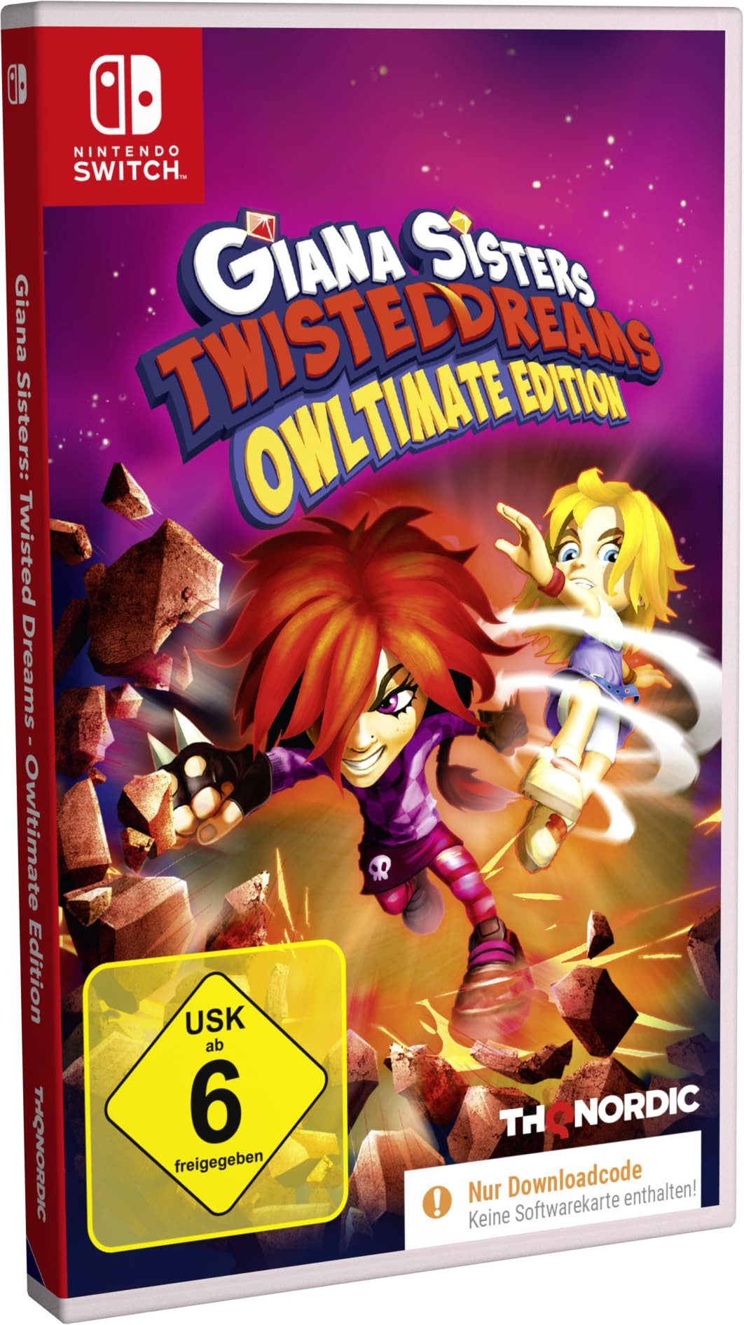 Giana Sisters – Twisted Dreams Adventure für Switch - Code in a Box (Code in a Box), Nintendo Switch