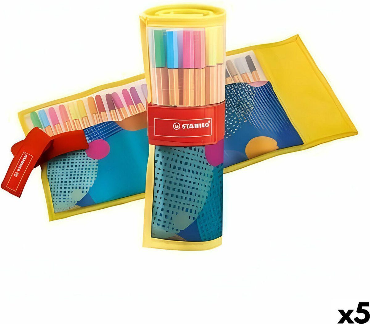 STABILO Fineliner Point 88 Multicolour Furling 5-er Set, (Set, 5-tlg)