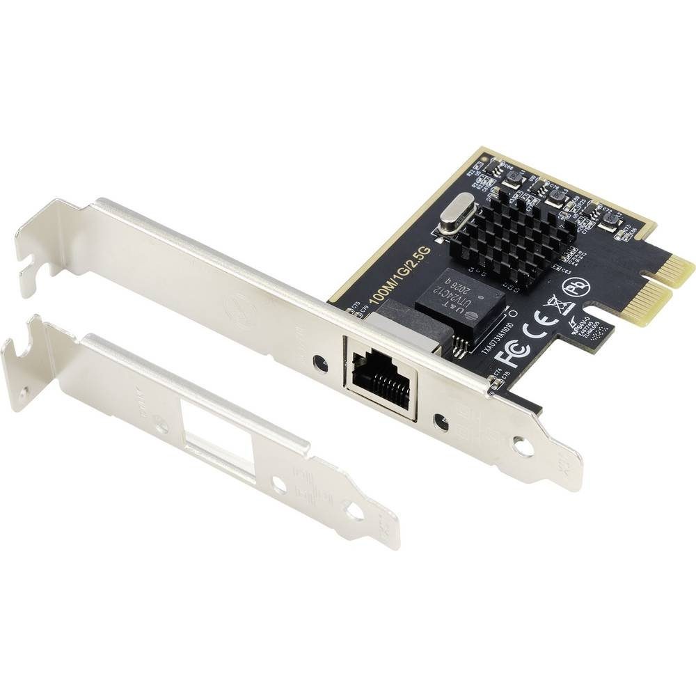 Renkforce PCIe 2.5 G Netzwerkkarte Netzwerk-Adapter