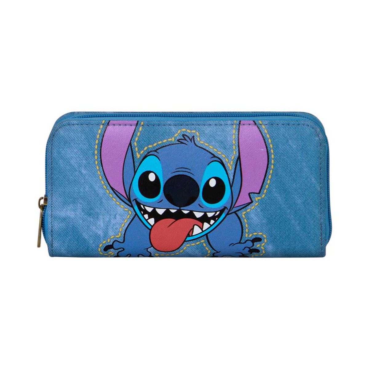 Lilo & Stitch Geldbörse Updown Wallet blau Kartenetui mit vielen Fächern (1-tlg)