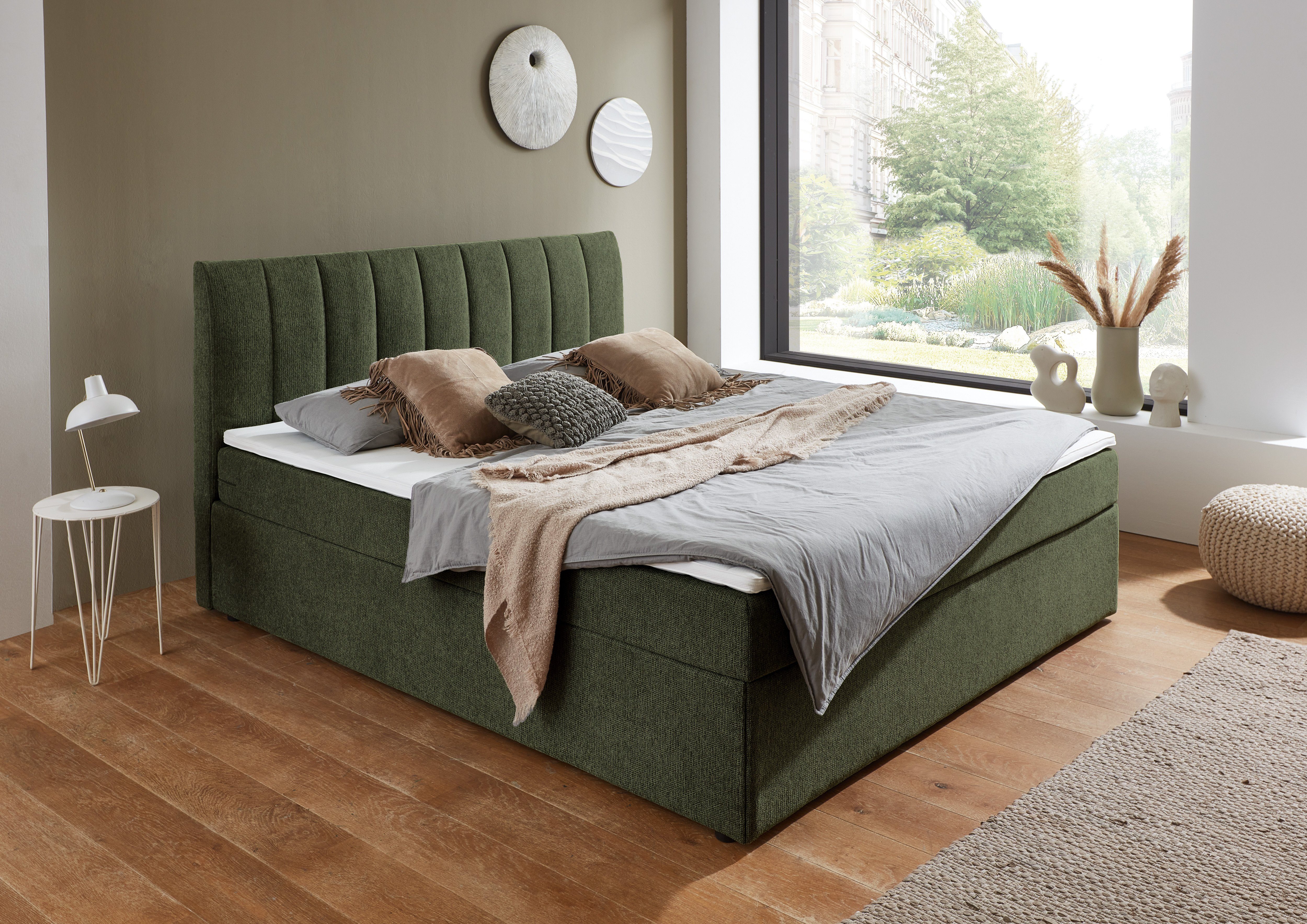 ATLANTIC home collection Boxbett Alva, wahlweise mit Matratze und Topper