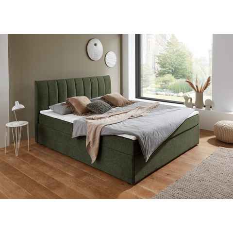 ATLANTIC home collection Boxbett Alva, wahlweise mit Matratze und Topper