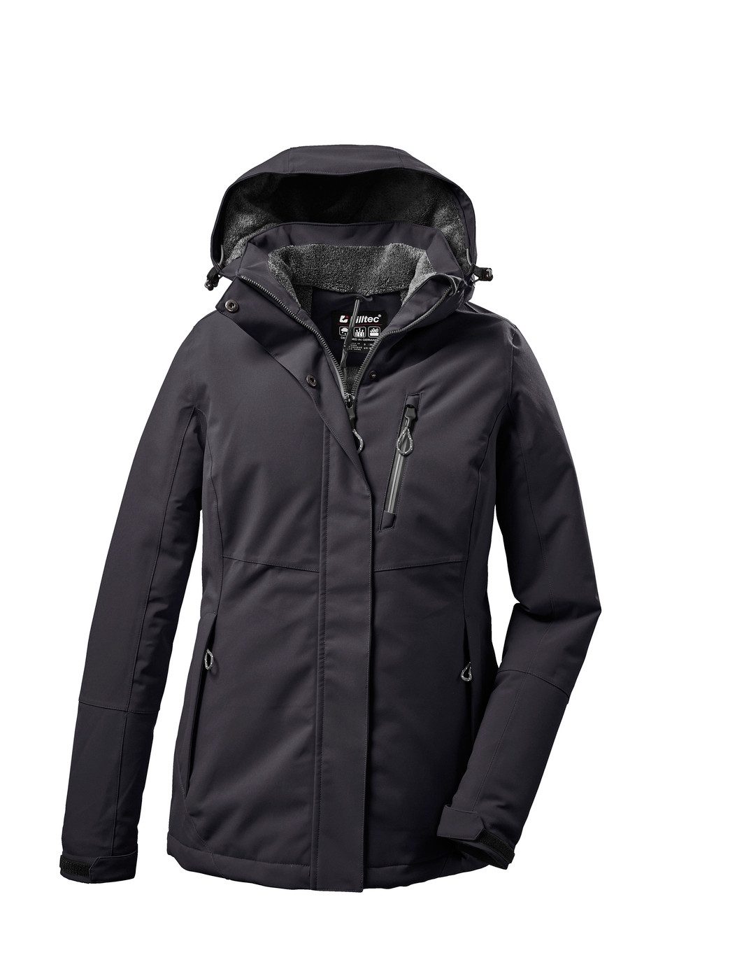 Killtec Funktionsjacke KOW 170 CS KG WMN JCKT Outdoorjacke Funktionsjacke mit abzippbarer Kapuze