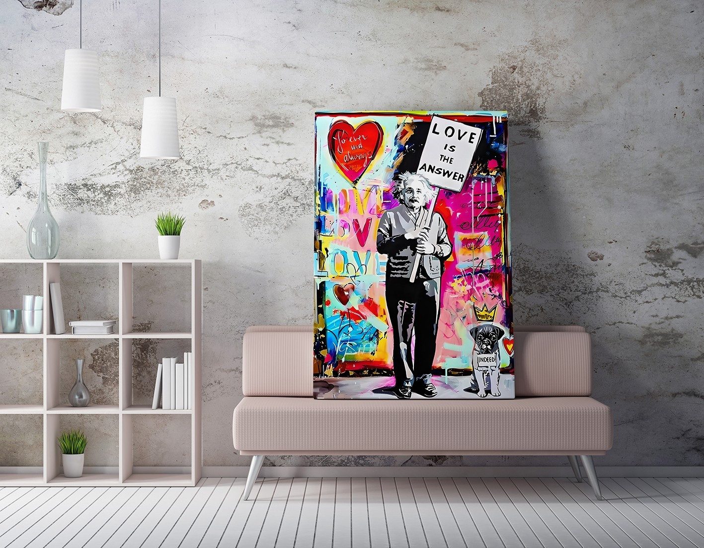 Wallity Leinwandbild 50% COTTON / 50% POLYESTER, 50 x 70 cm T1117