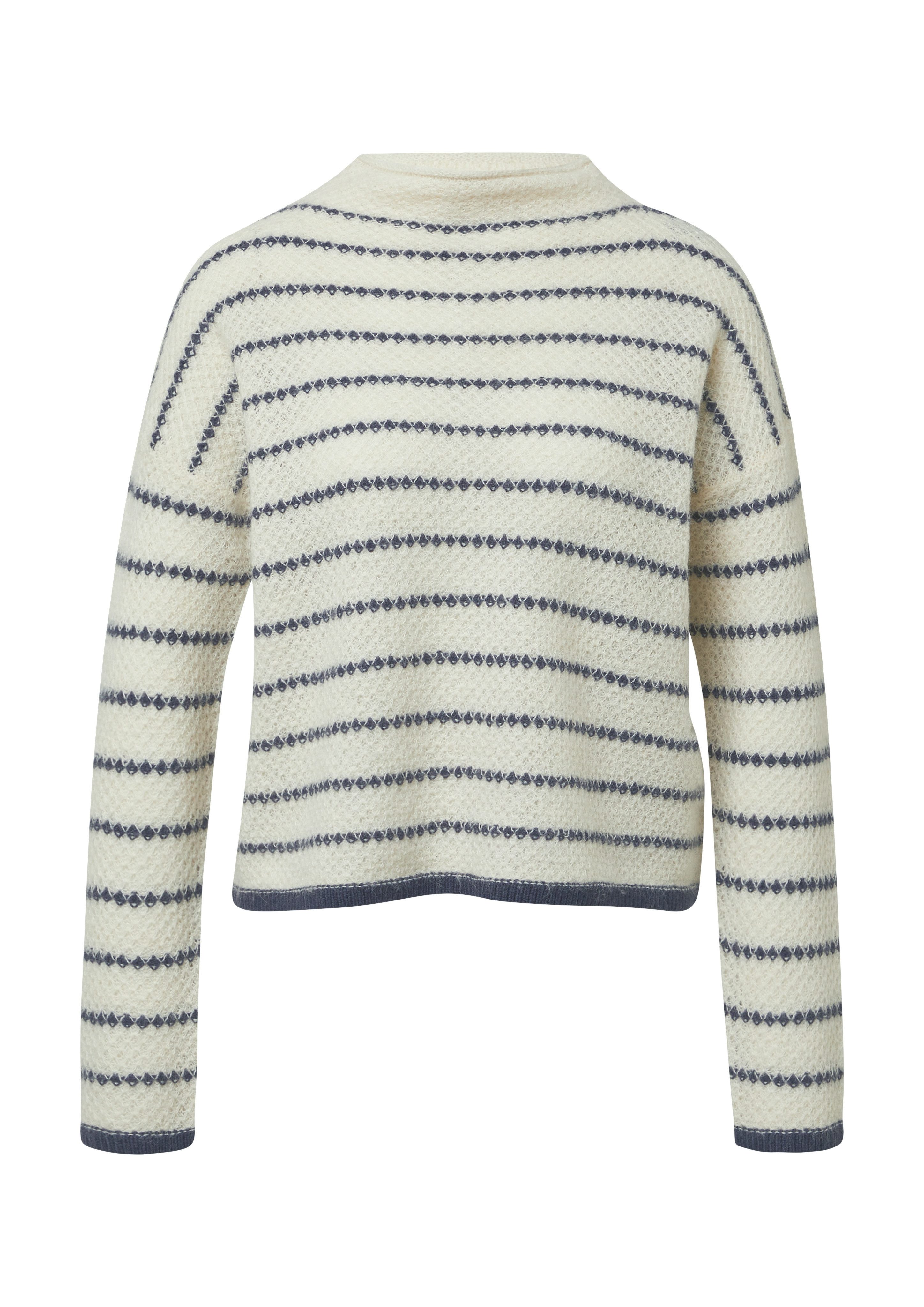 s.Oliver BLACK LABEL Strickpullover gestreift, mit Turtleneck