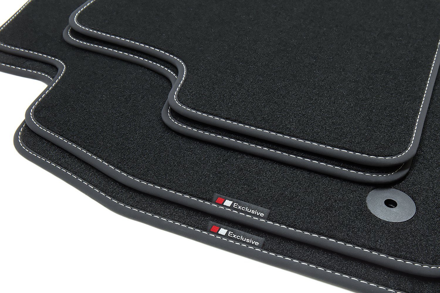 tuning-art Auto-Fußmatten BEF853 Automatten Set passgenau für Skoda Octavia 2 2004-2013