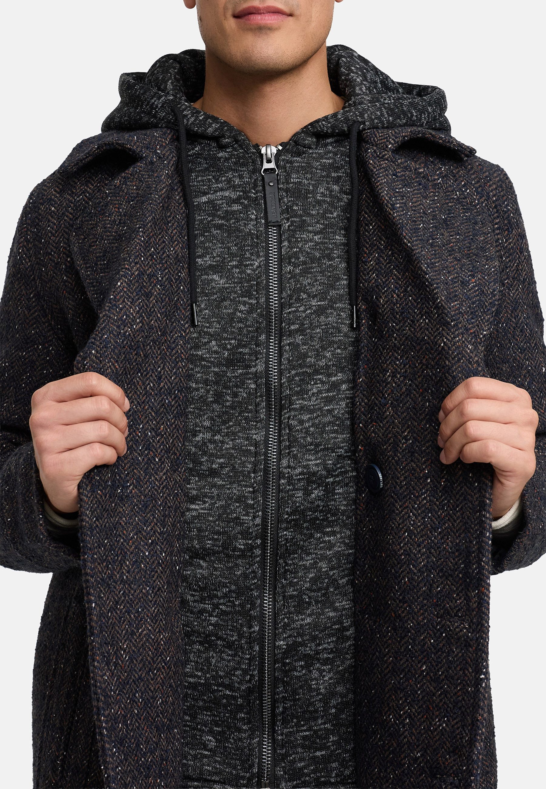 INDICODE Kurzmantel Herren Cliff Mantel Winter Herrenmantel – Bild 5 von 5