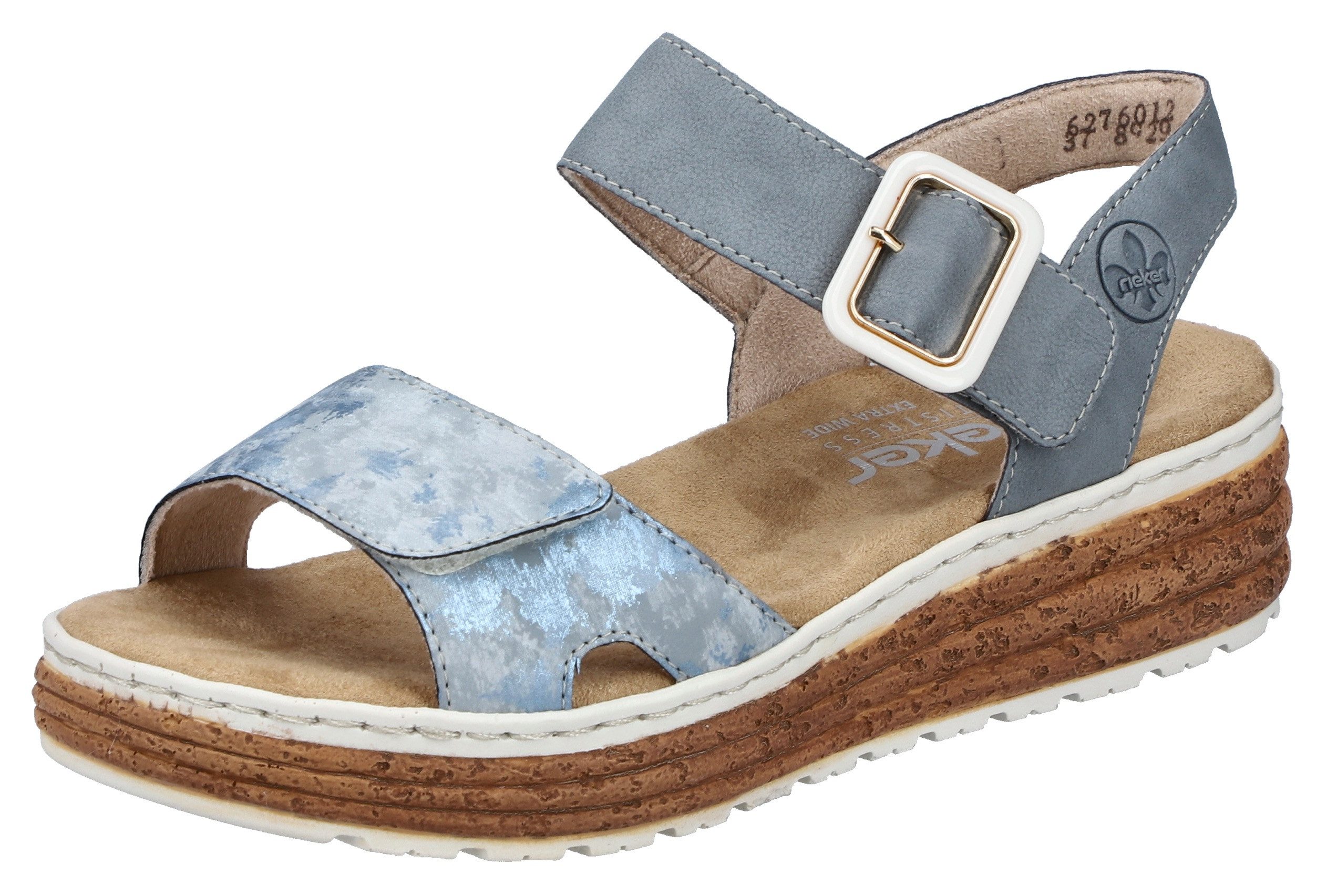 Rieker Plateausandale Sandalette, Sommerschuh, Keilsandale mit günstig online kaufen