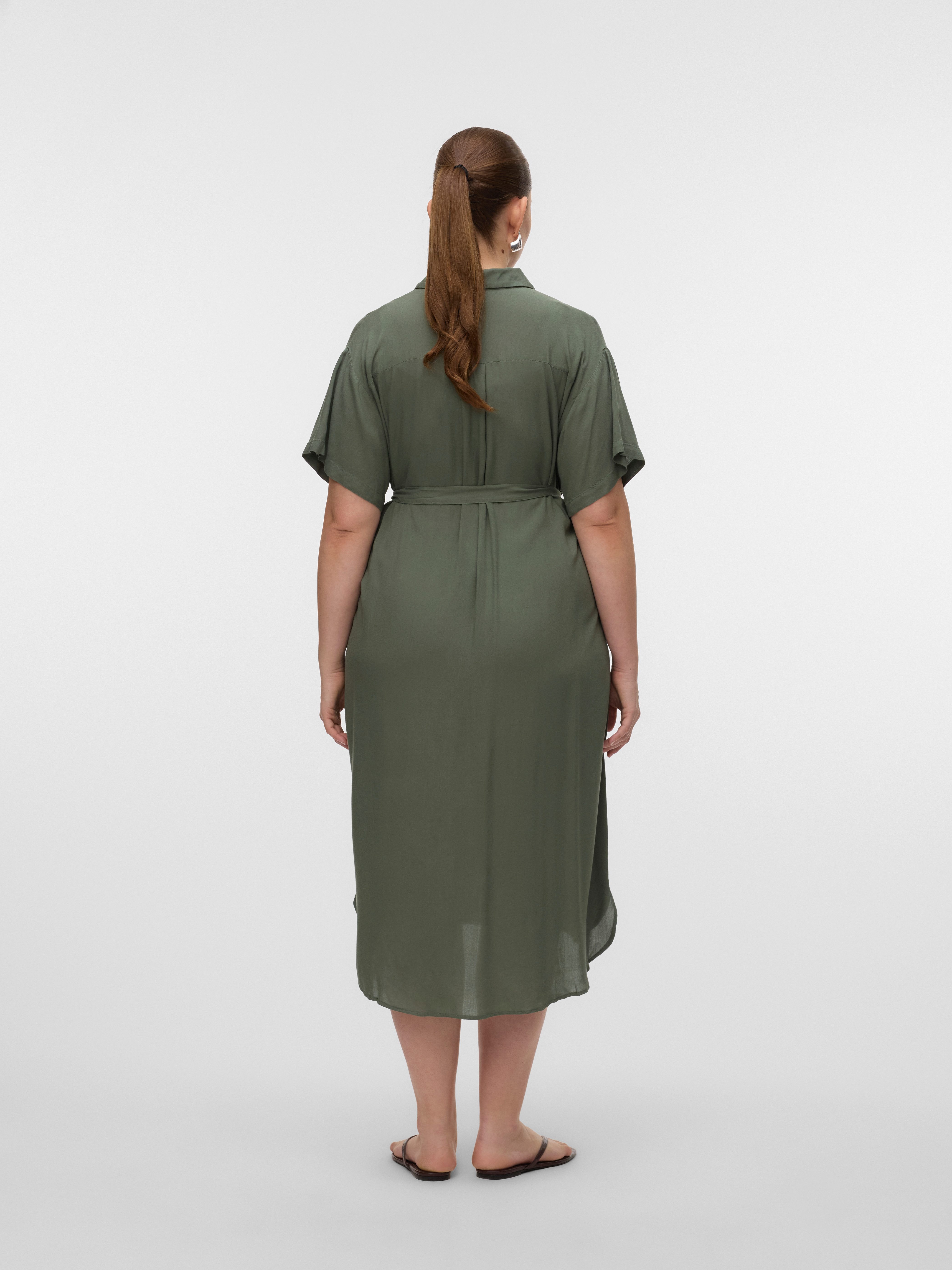 VERO MODA Hemdblusenkleid – Kurz, Lässiger Schnitt, Mit Hemdkragen Und Brusttaschen