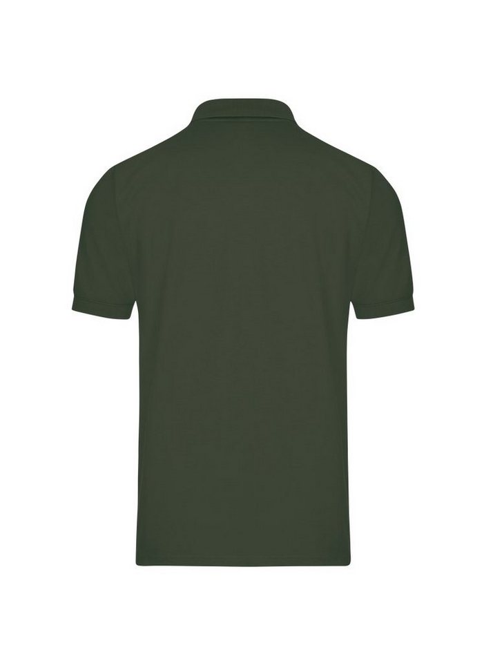 Trigema Poloshirt TRIGEMA Polohemd mit Brusttasche, Kragen mit kurzer  Knopfleiste