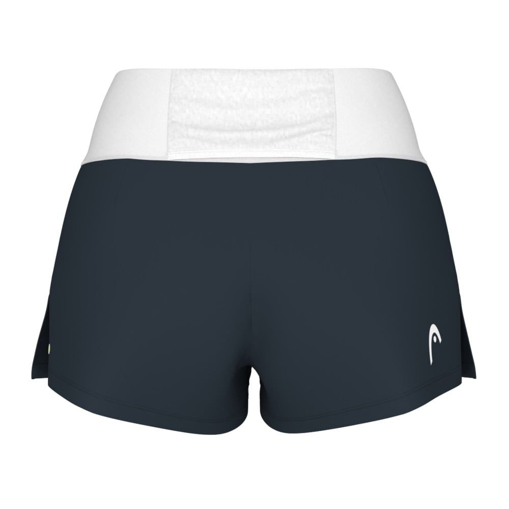 Head Shorts Tennishose Dynamic (mit Innenhose, 4-Wege-Stretch) kurz navyblau Damen