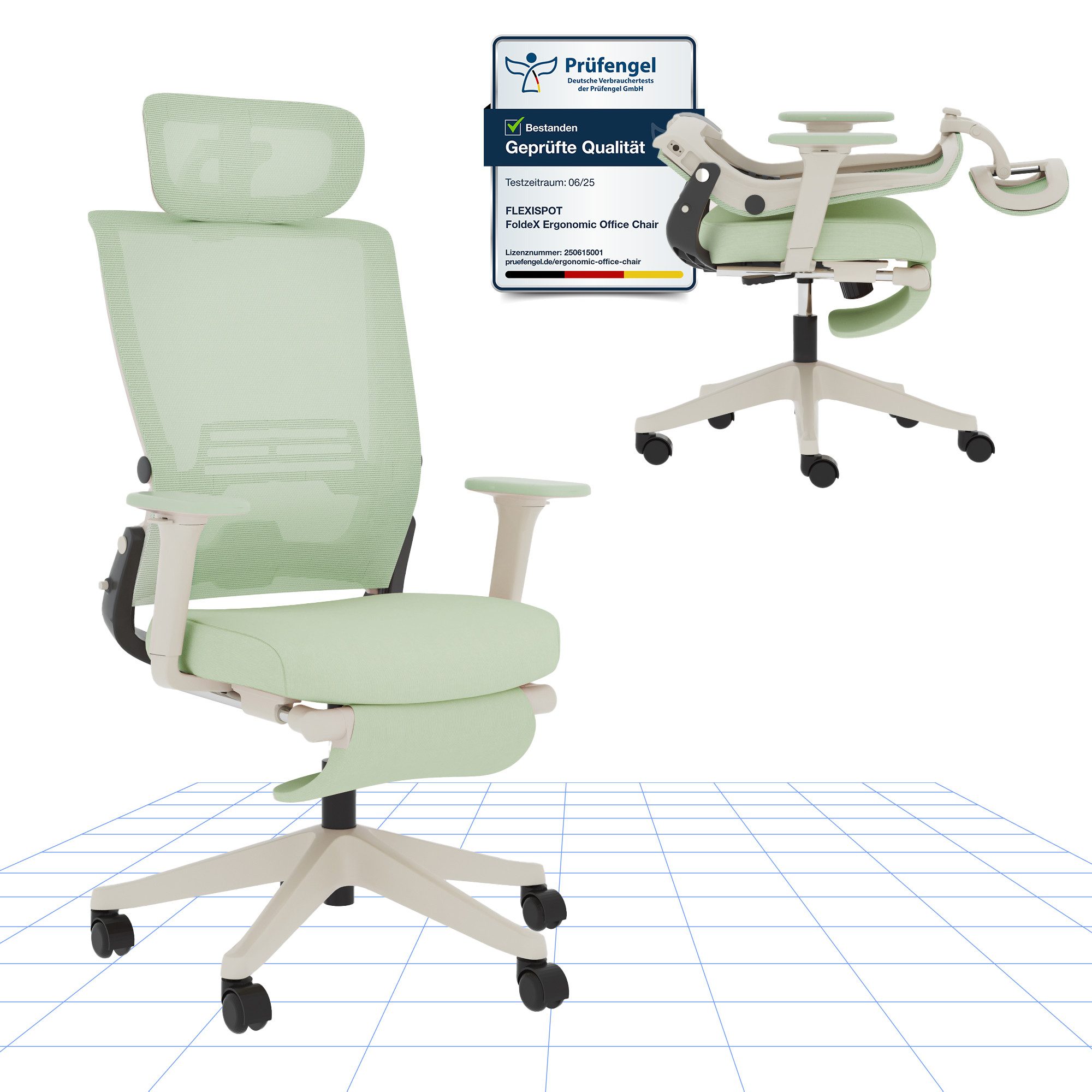 FLEXISPOT Bürostuhl Foldex Ergonomischer Bürostuhl – günstig online kaufen