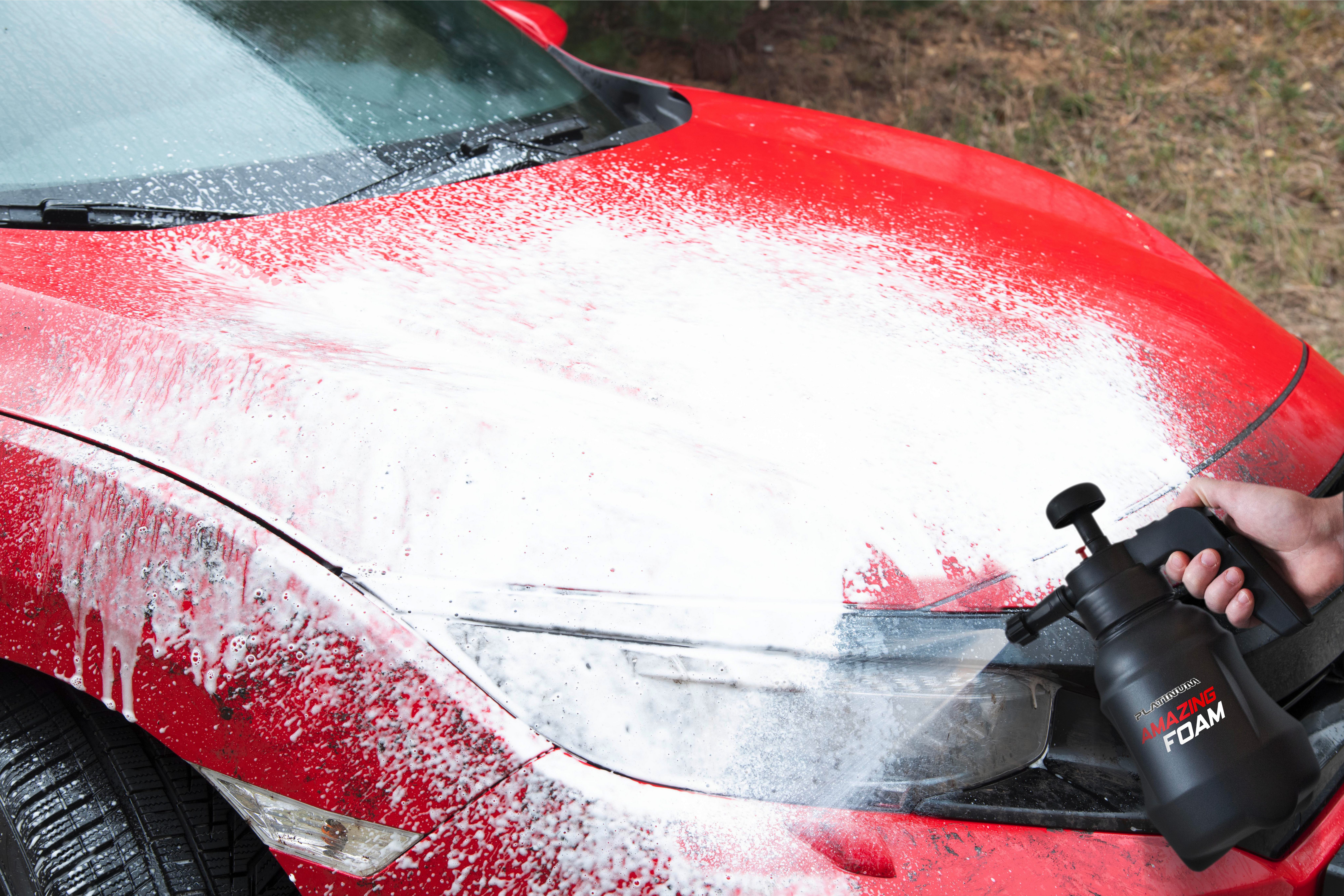 MediaShop Platinum Amazing Foam Car Cleaning Kit (Set, [- incl. spray bottle and glove)