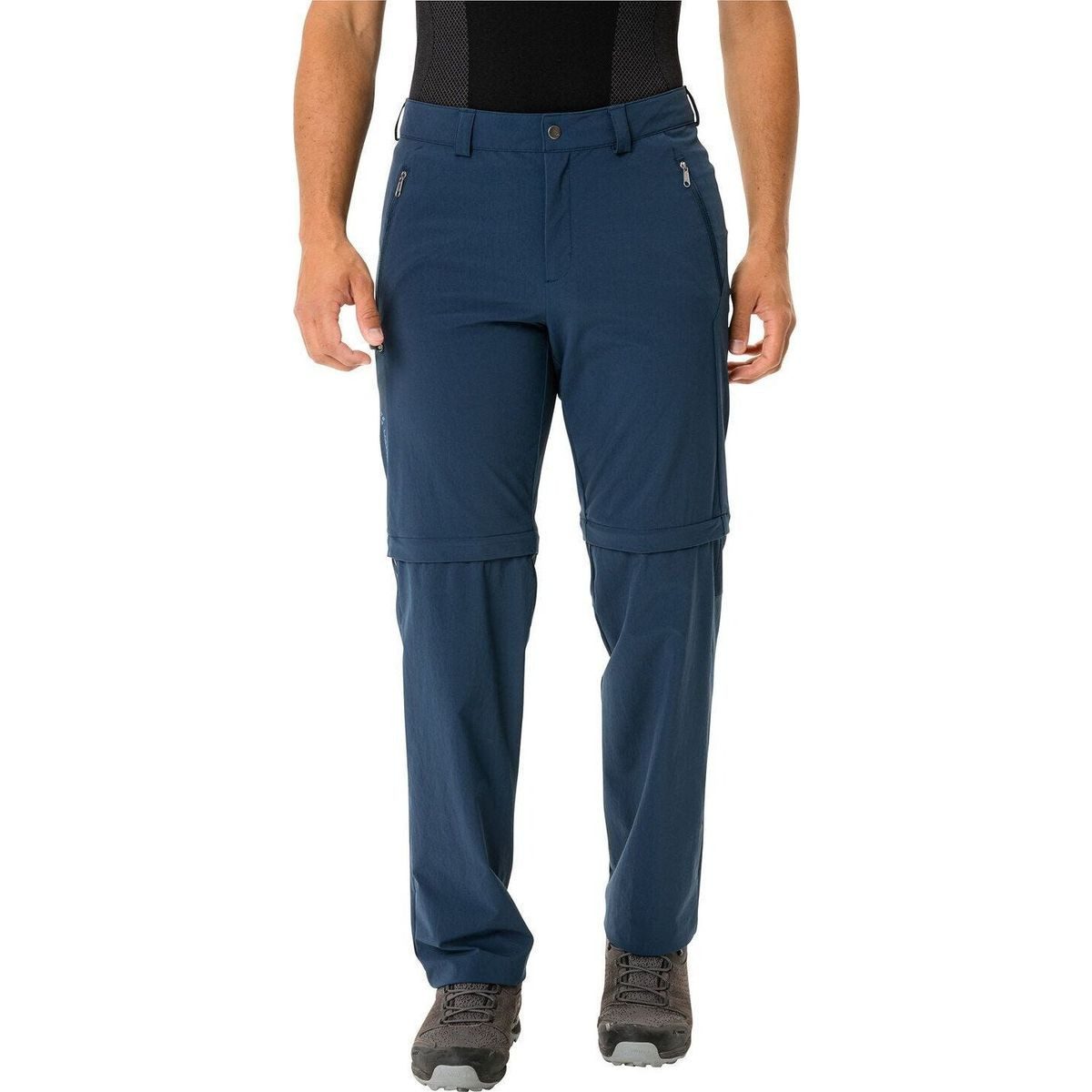 VAUDE Outdoorhose Men's Farley Stretch ZO Pants II Vielseitige Outdoor-Hose mit Abzippfunktion, wasserabweisend und