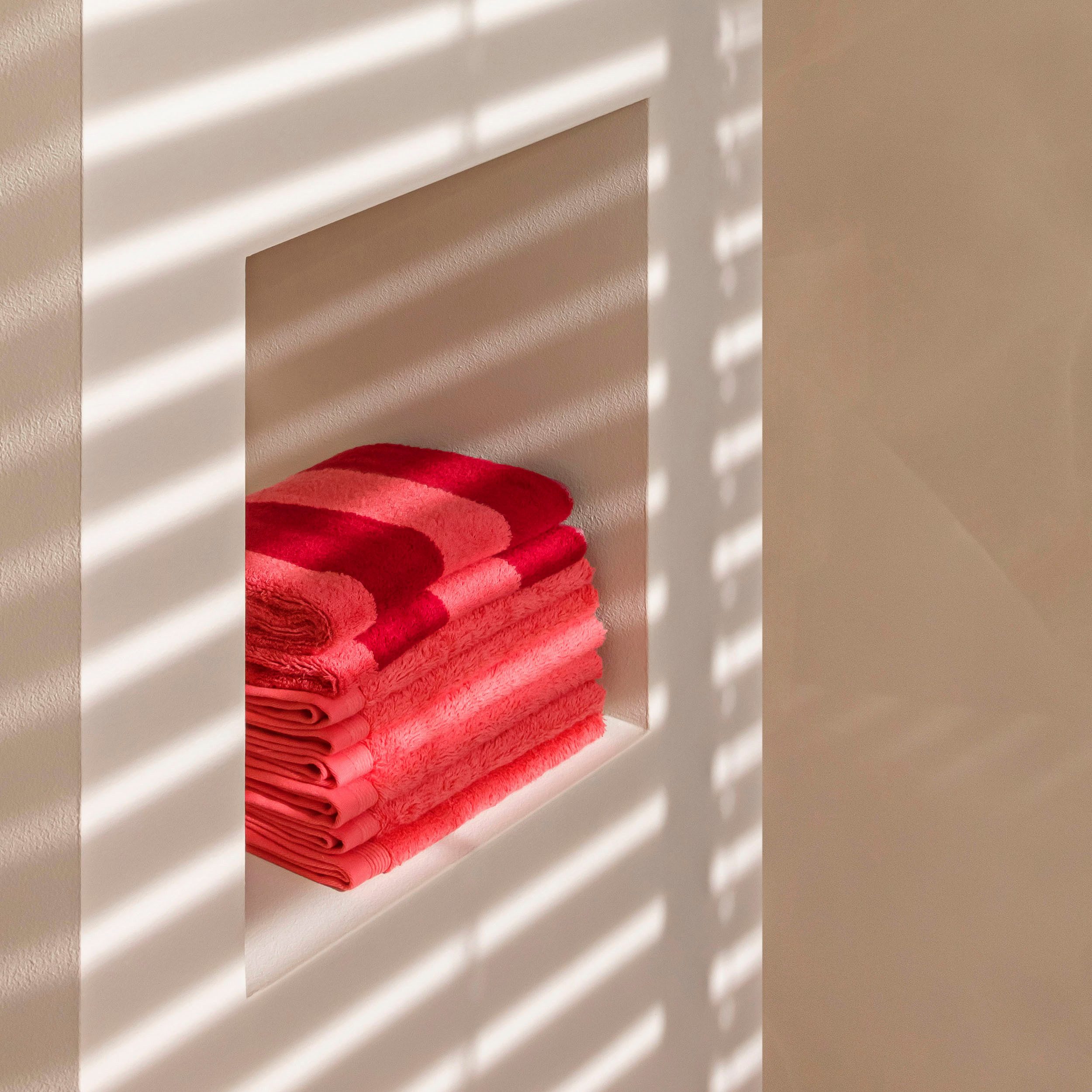 Möve Handtücher Block Streifen, Walkfrottier (1-St), Handtuch mit Blockstre günstig online kaufen