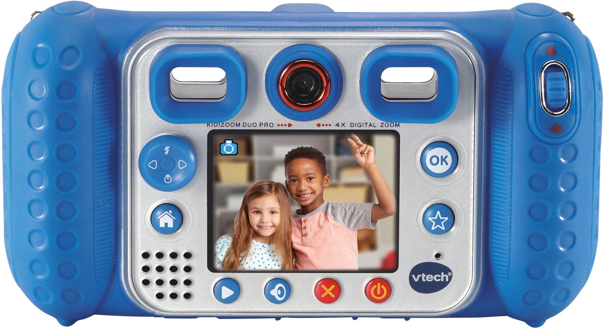 Vtech® KidiZoom Duo blau Pro, Tragetasche) (inklusive Kinderkamera