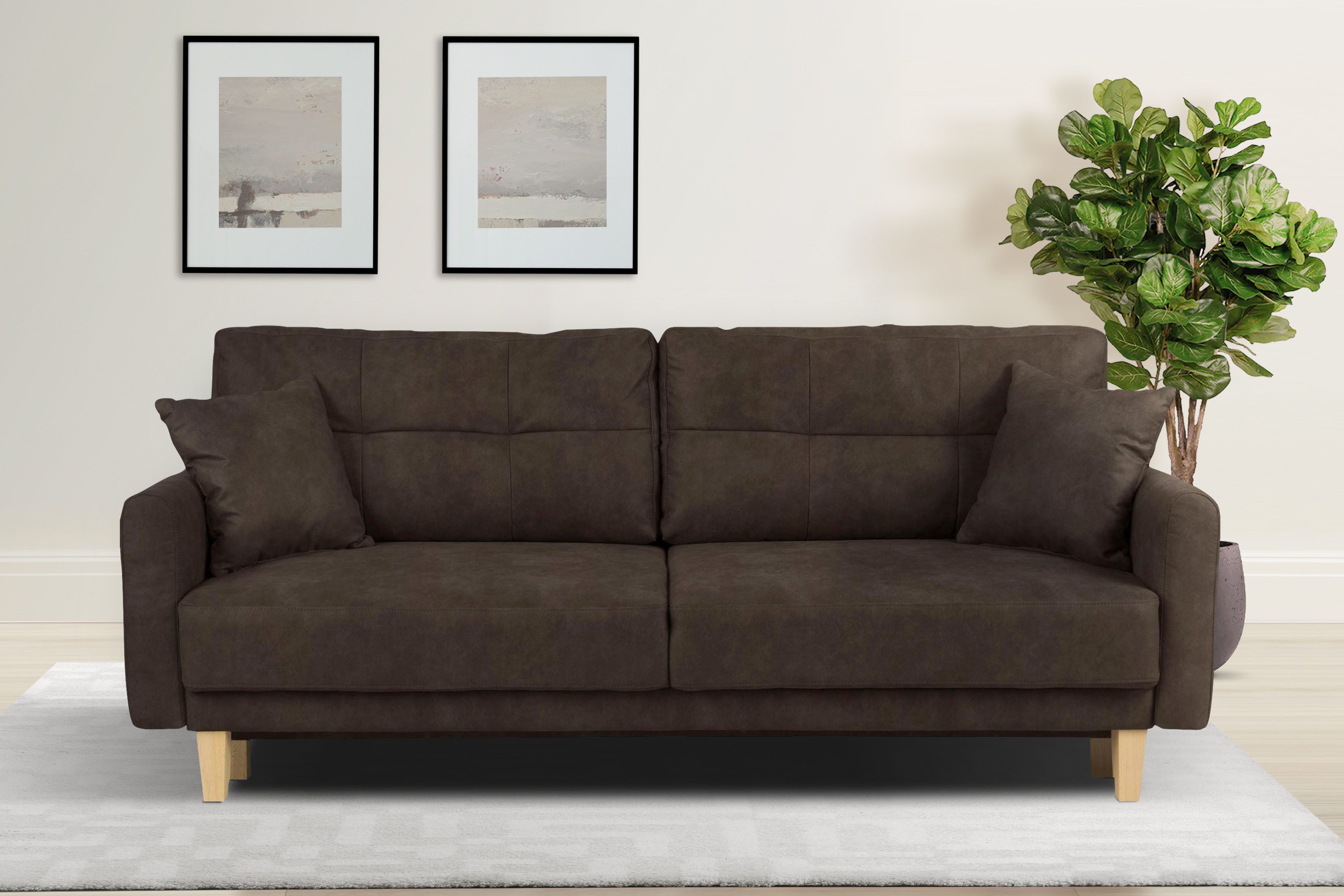 Home affaire 3-Sitzer TRIPLO optionale Schlafsofa günstig online kaufen