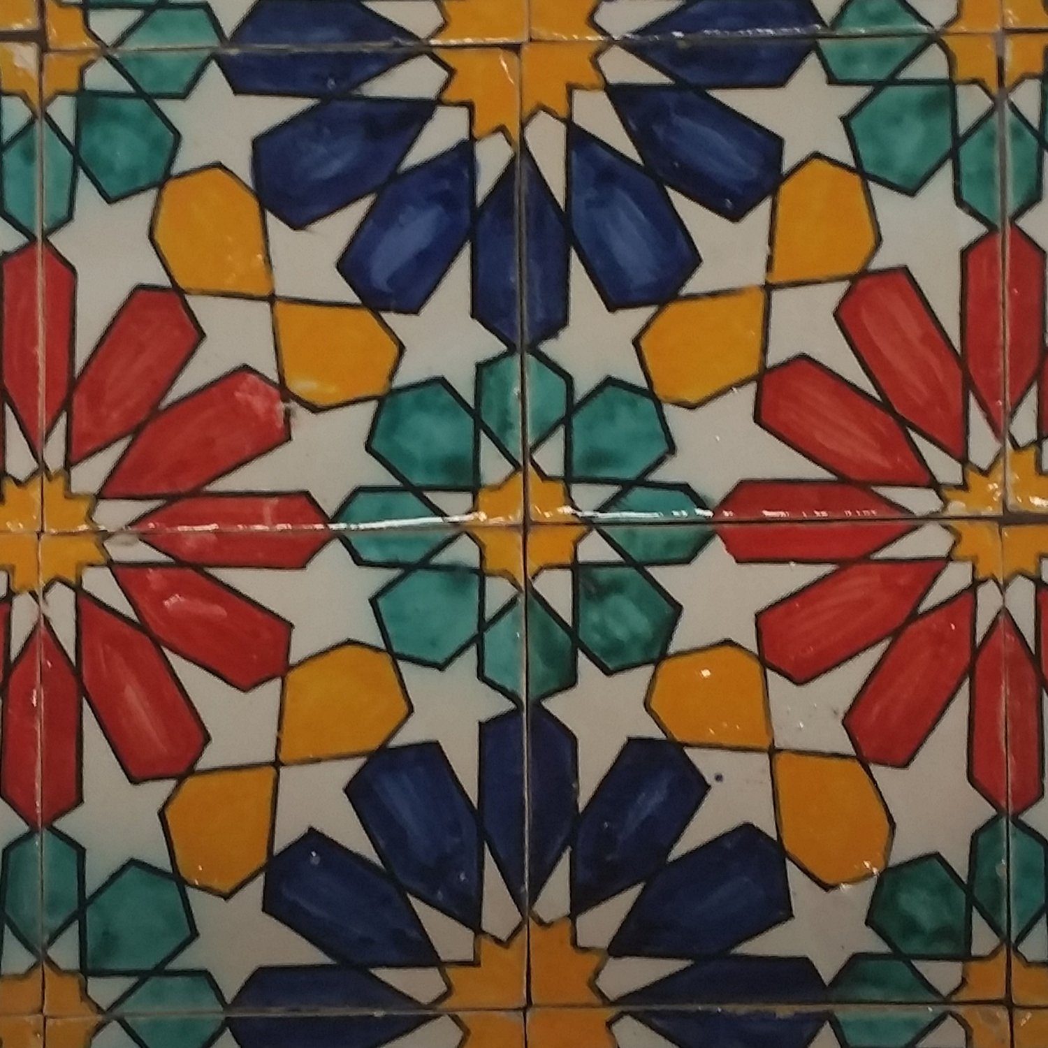 Casa cm HBF8200, schöne orientalische Eldina Fliese Kunsthandwerk Marokkanische Marokko 10x10 Badezimmer, Mehrfarbig handbemalte Dusche für Moro Keramikfliese Küche Wandfliese Wandfliese Ton aus