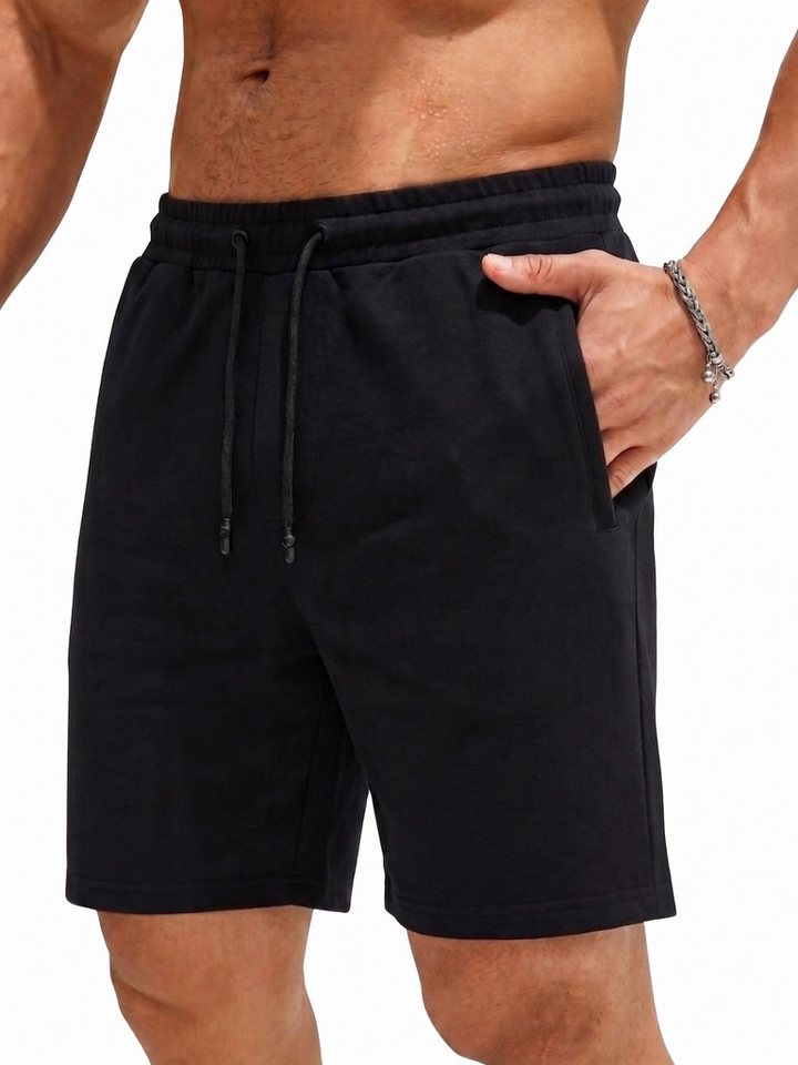 COMEOR Sweatshorts Herren Sportshorts Kurz Laufshorts Bermuda