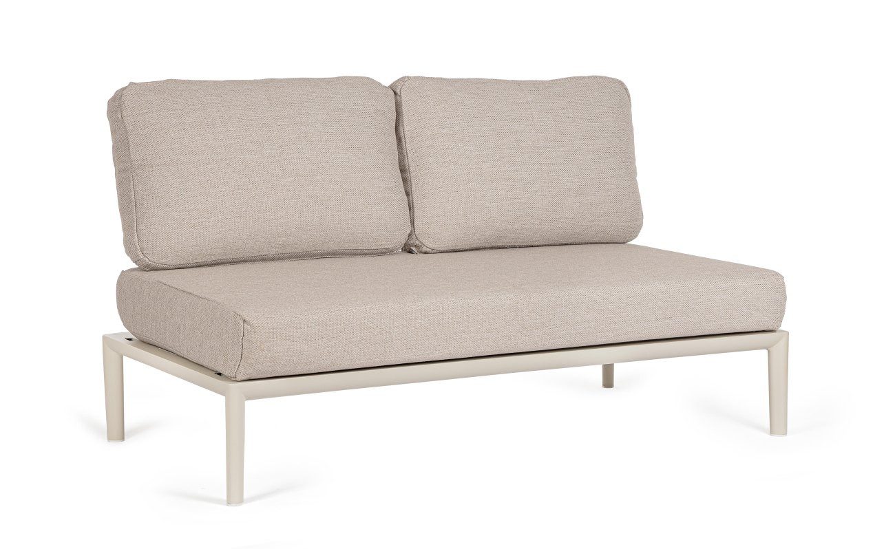 Gartensofa Gerald aus Aluminium Einzel-Element, Pelikan