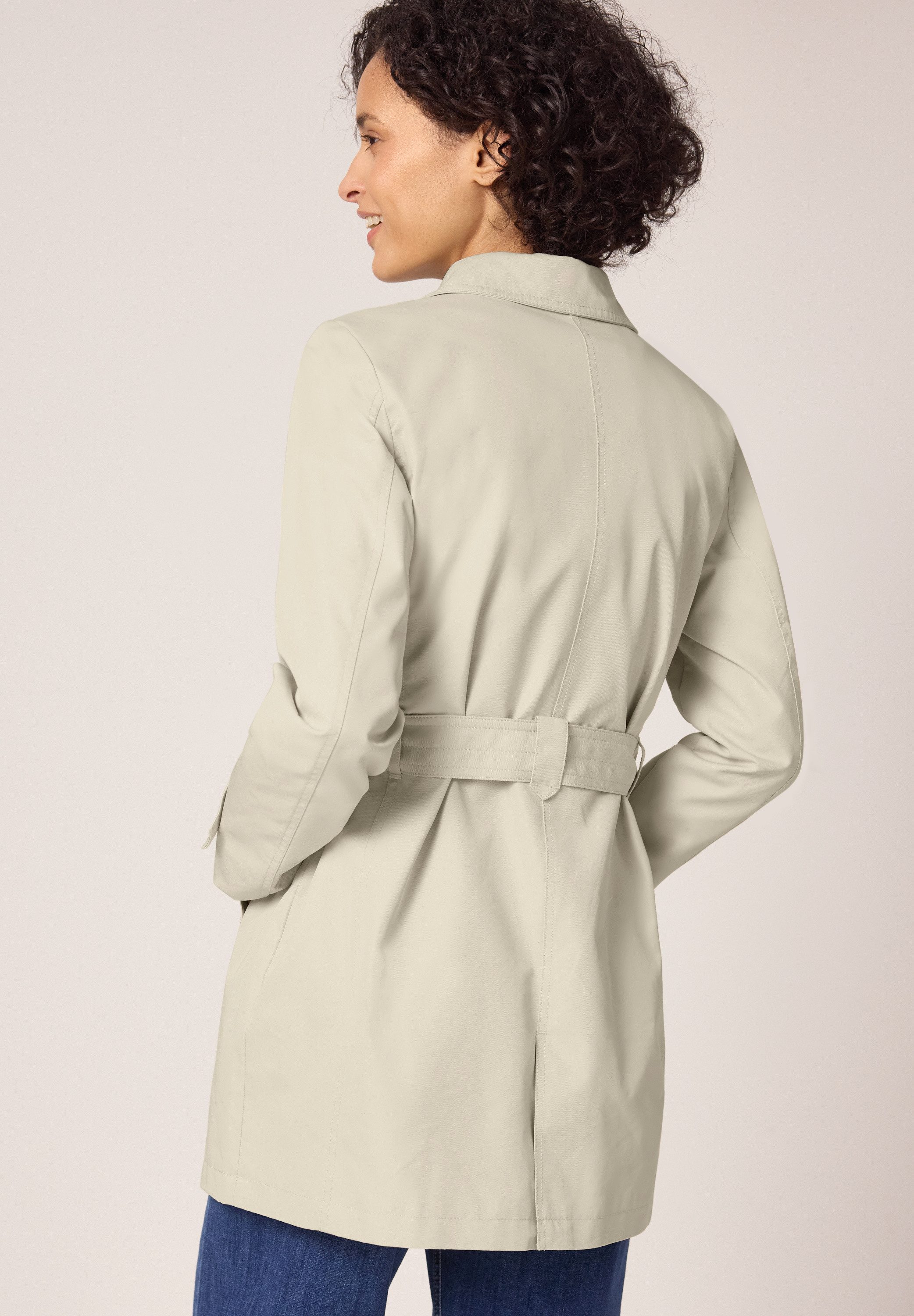 STREET ONE Outdoorjacke im soften Baumwoll-Mix