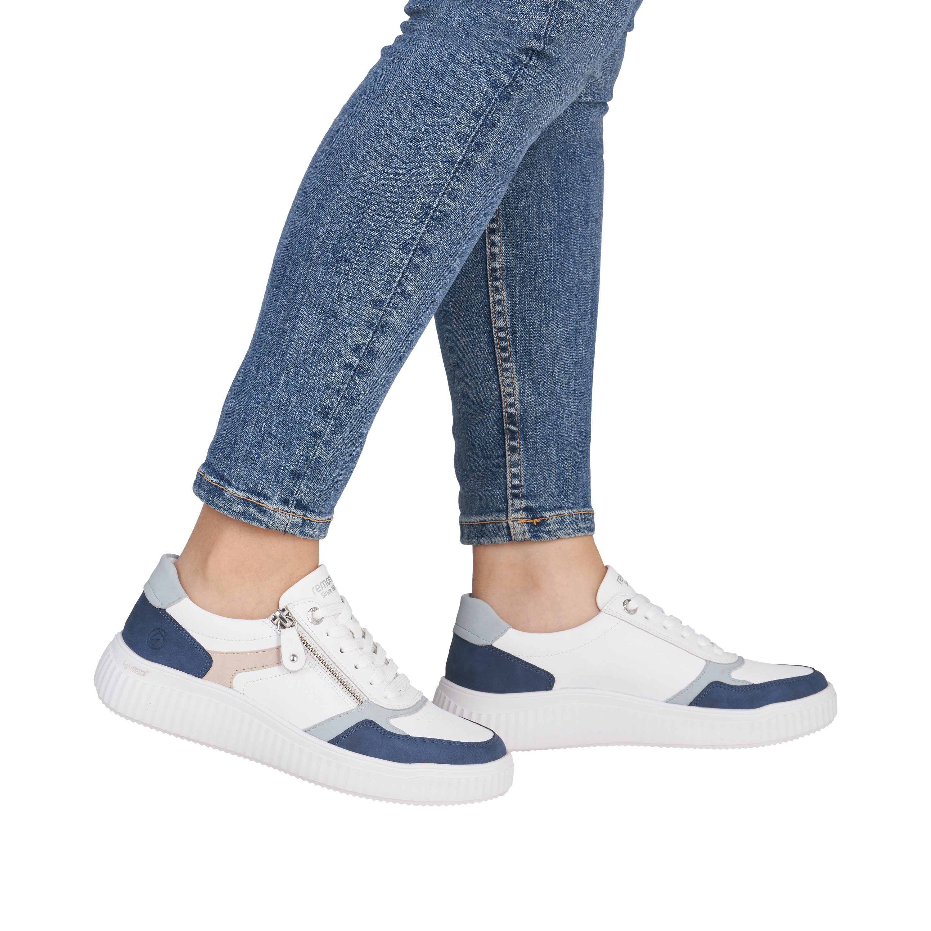 Remonte Plateausneaker Schnürschuh, Halbschuh, Freizeitsneaker mit Schaftrandpolsterung