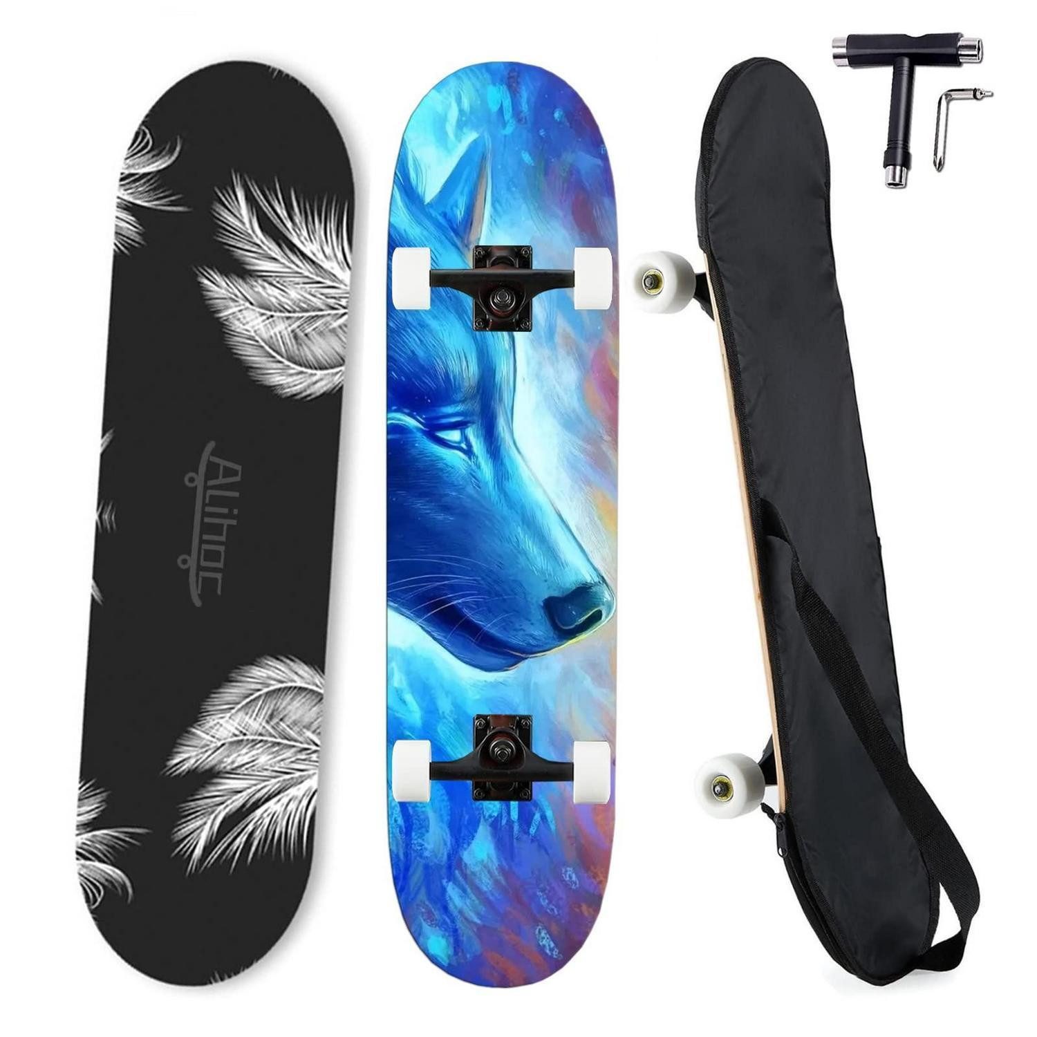 LuxusKollektion Skateboard Skateboard 31 Zoll Ahorn 7 Lagen (1-St)