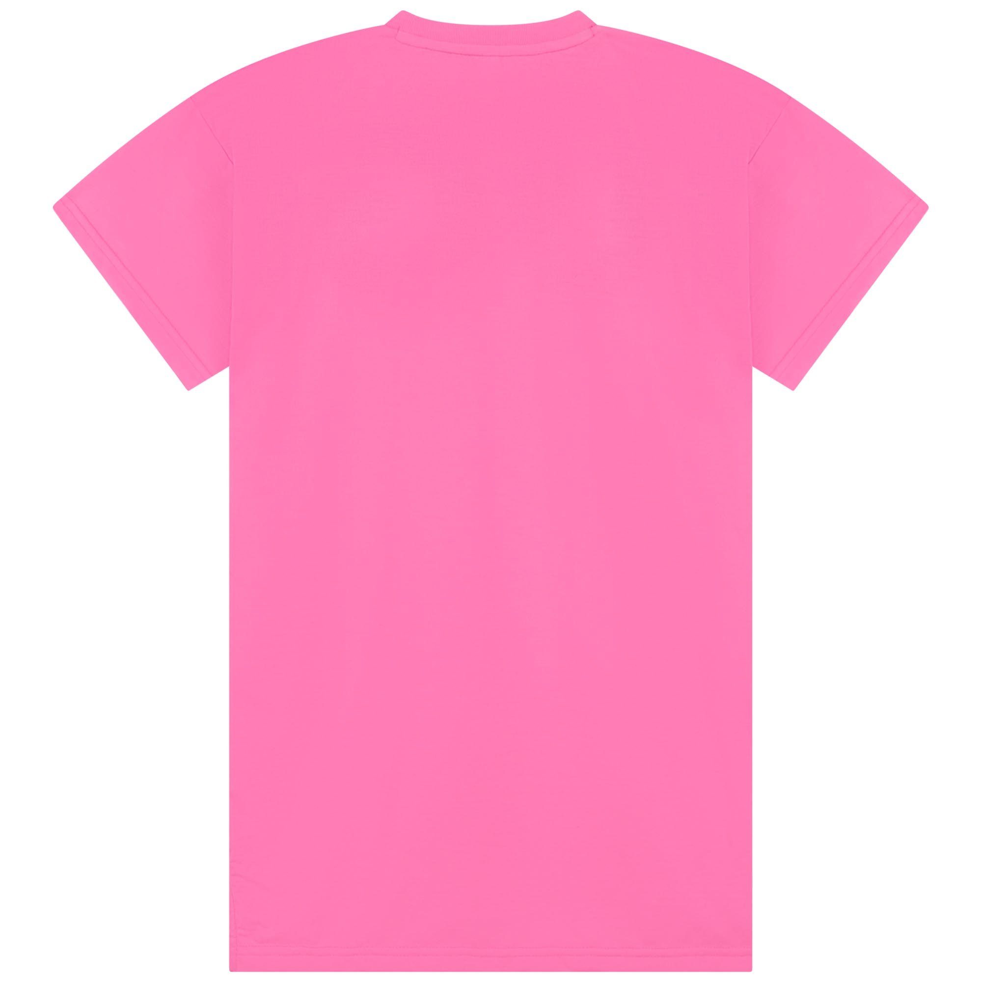 HUGO Shirtkleid Hugo (1-tlg) mit Kleid Kids Shirtkleid pink Logo