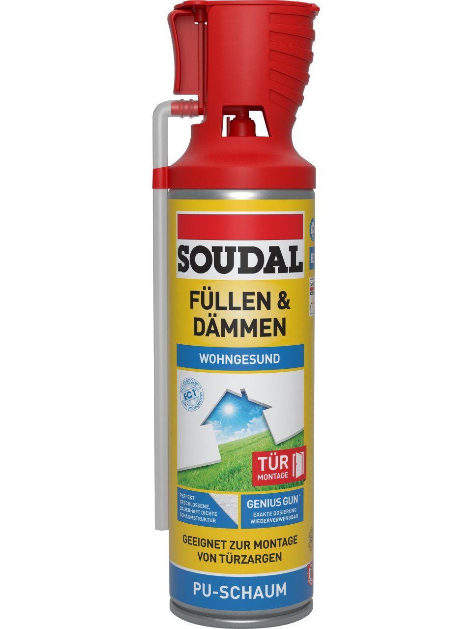 Bauschaumpistole Soudal 1K Montageschaum Genius Gun 400 ml