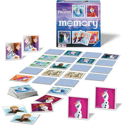 Ravensburger Spiel, Merkspiel Disney Frozen memory®, Made in Europe, FSC® - schützt Wald - weltweit