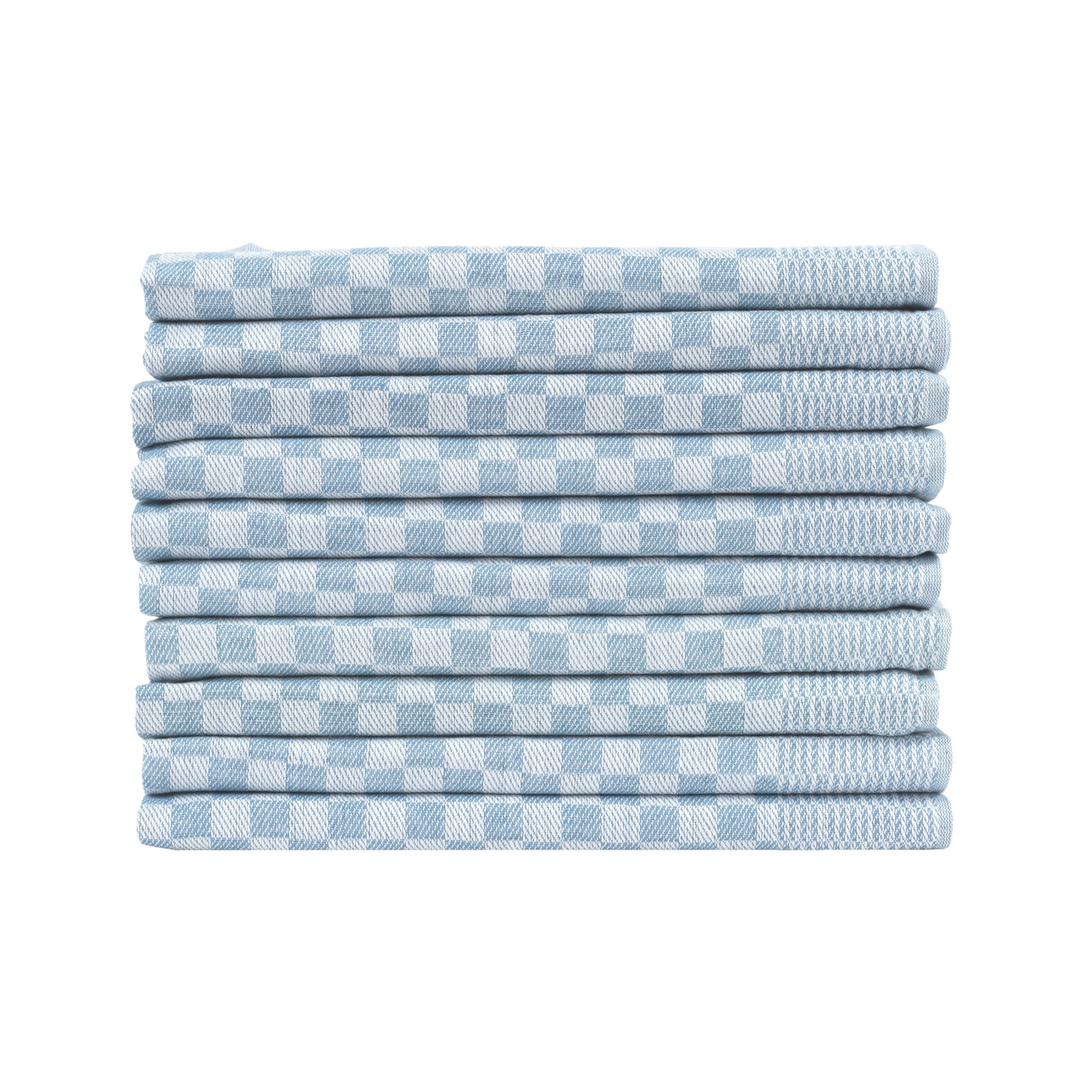 Devior Spültuch 50x70 cm, zuverlässig selbst bei intensivem Gebrauch, Grubentücher, (10-tlg., Vielfältig einsetzbar), Enorm Saugstark aus 100% Baumwolle, Fusselfrei, Robust – 95°C Waschbar