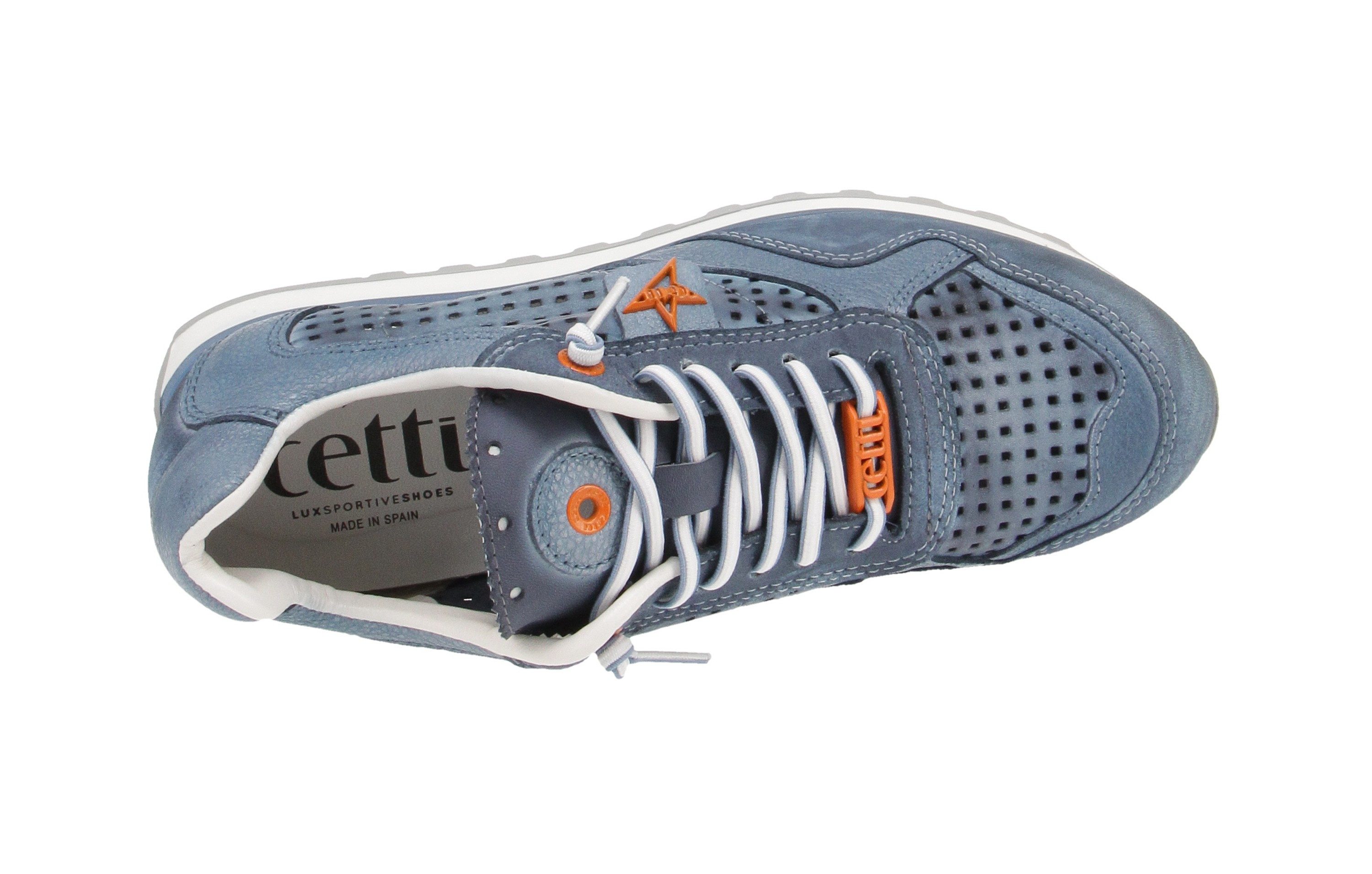 Cetti cetti C-848 EXP - Herren Schuhe Sneaker - Used-Tin-Indigo Sneaker