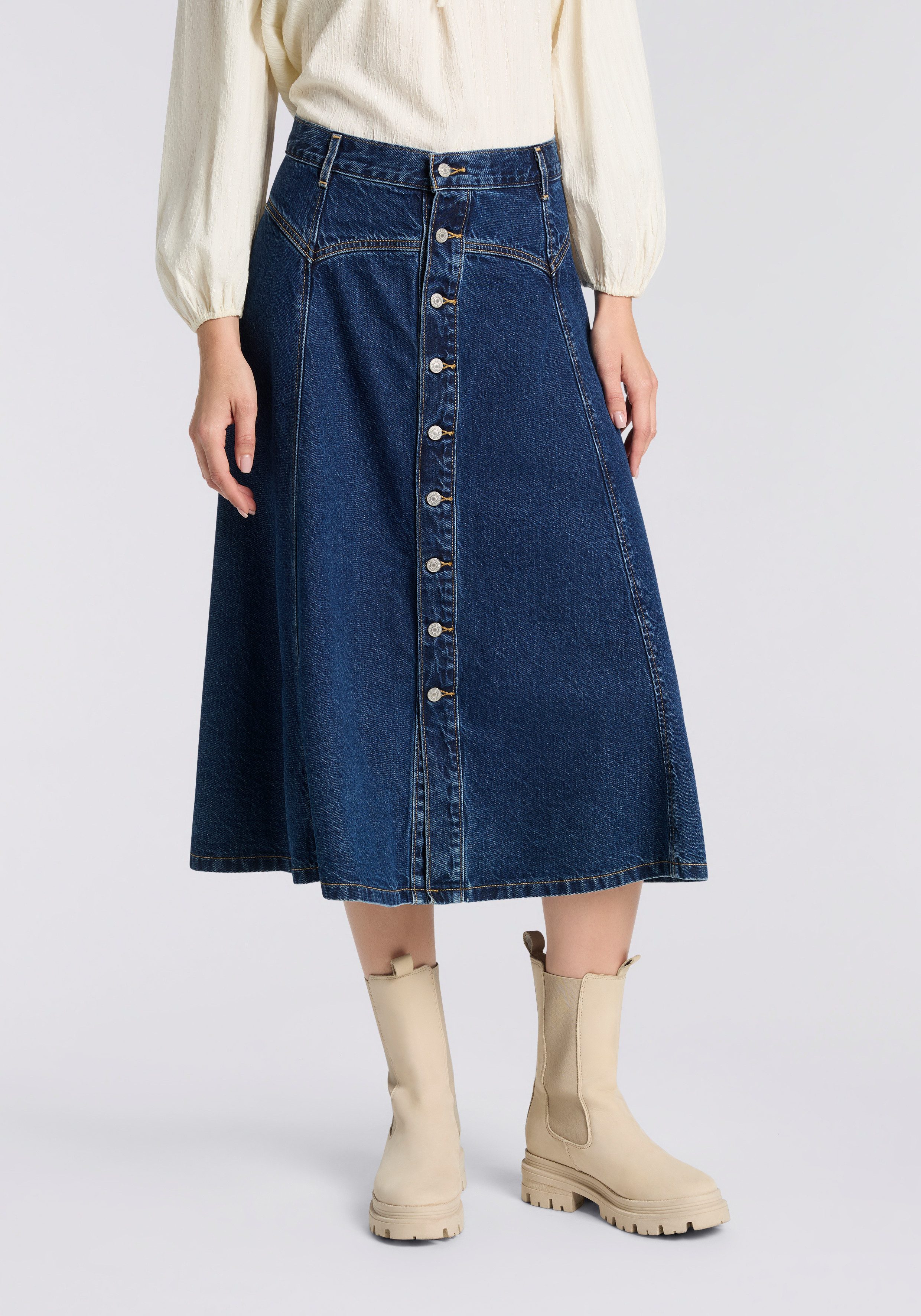 Levi's® Jeansrock YOKED WESTERN SKIRT günstig online kaufen