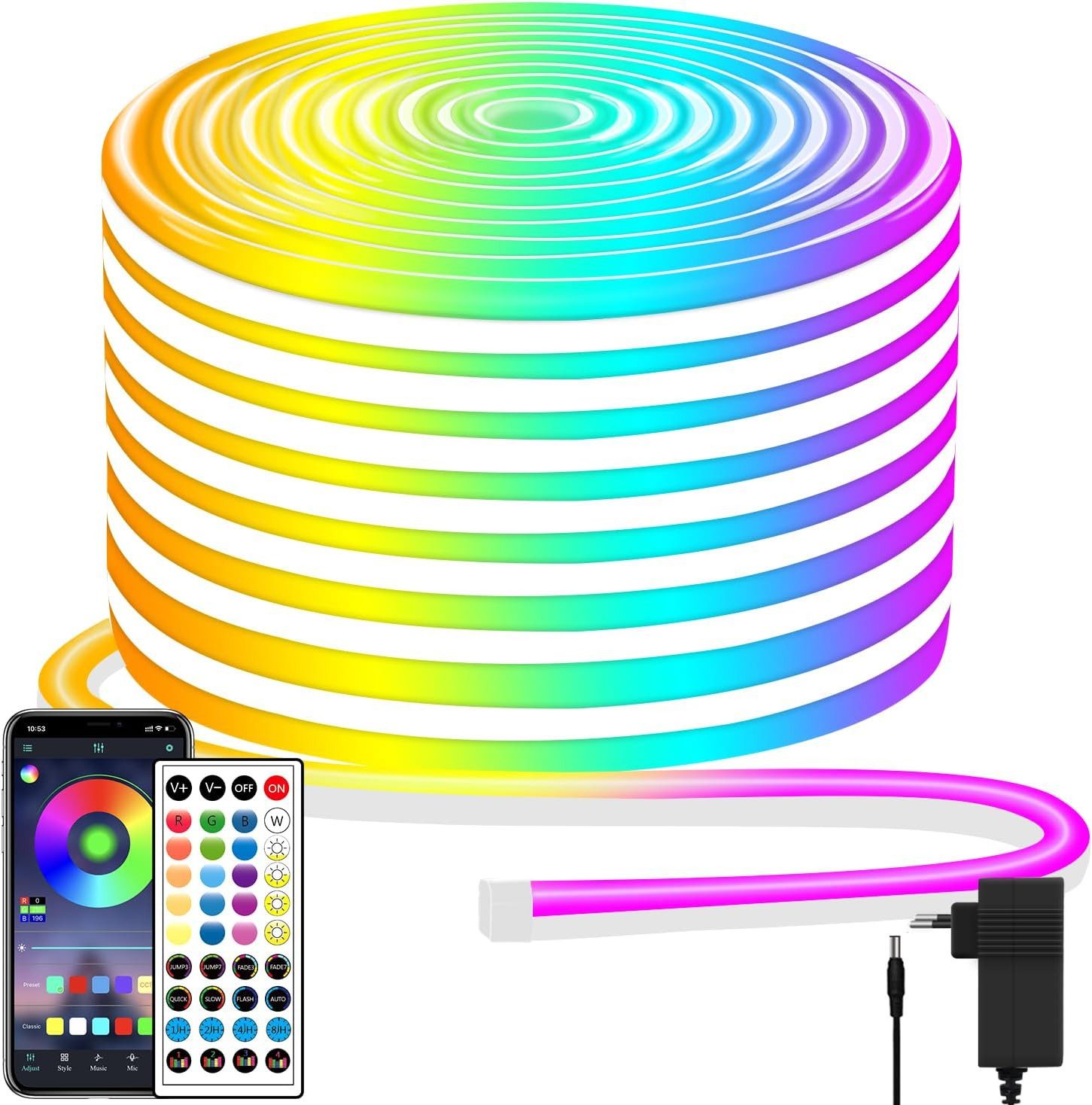 BlingBin LED-Lichterkette Neon Led strip RGB günstig online kaufen