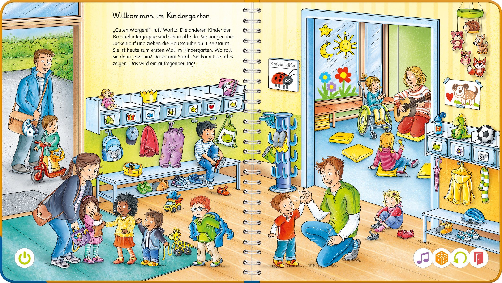 tiptoi® Mein Wörter-Bilderbuch Kindergarten, Made in Europe – Bild 2 von 4