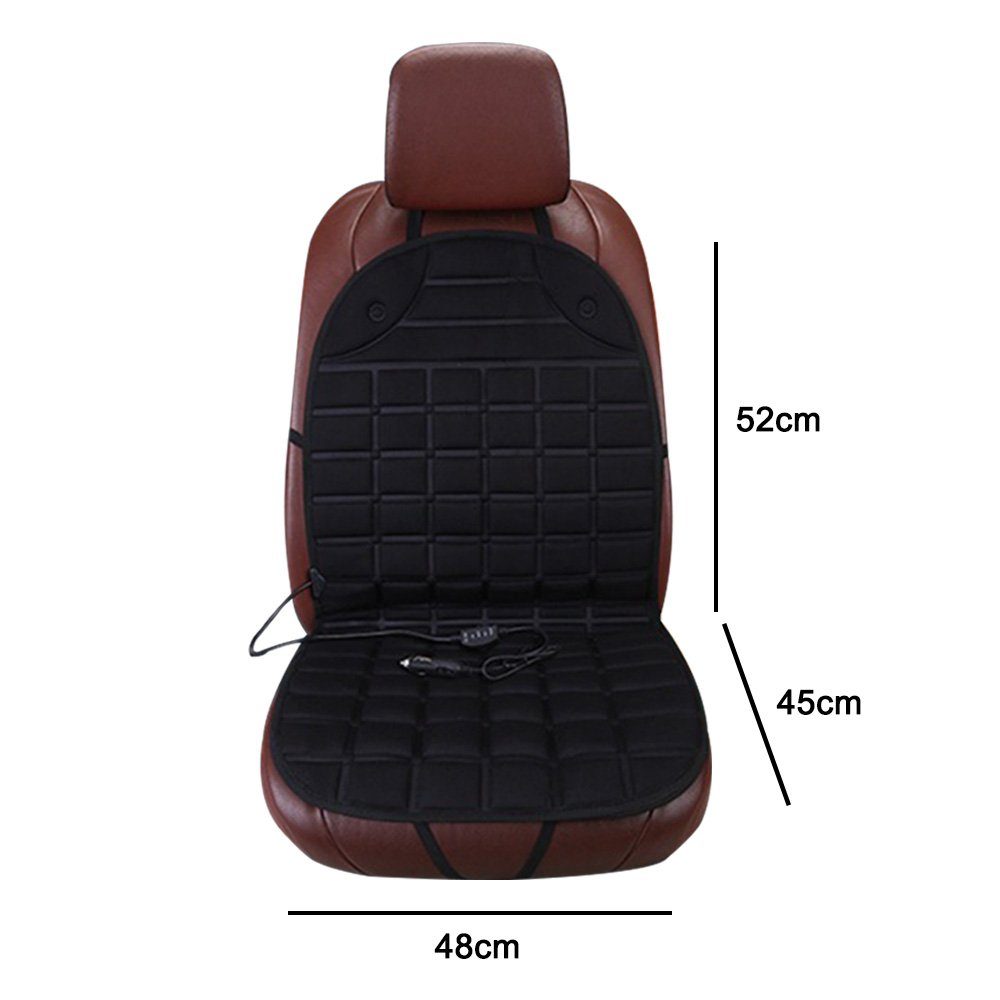 Yoyaxi Heizkissen USB-Heiz-Sitzkissen - Winter Auto-Sitzkissen, Geeignet  für Büro, Autofahren, Zuhause, Reisen (45 x 45 cm)., Tragbares beheiztes  Sitzkissen, beheizter Handwärmer