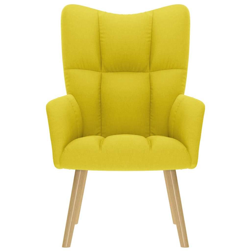 vidaXL Sessel Relaxsessel Hellgelber Stoff