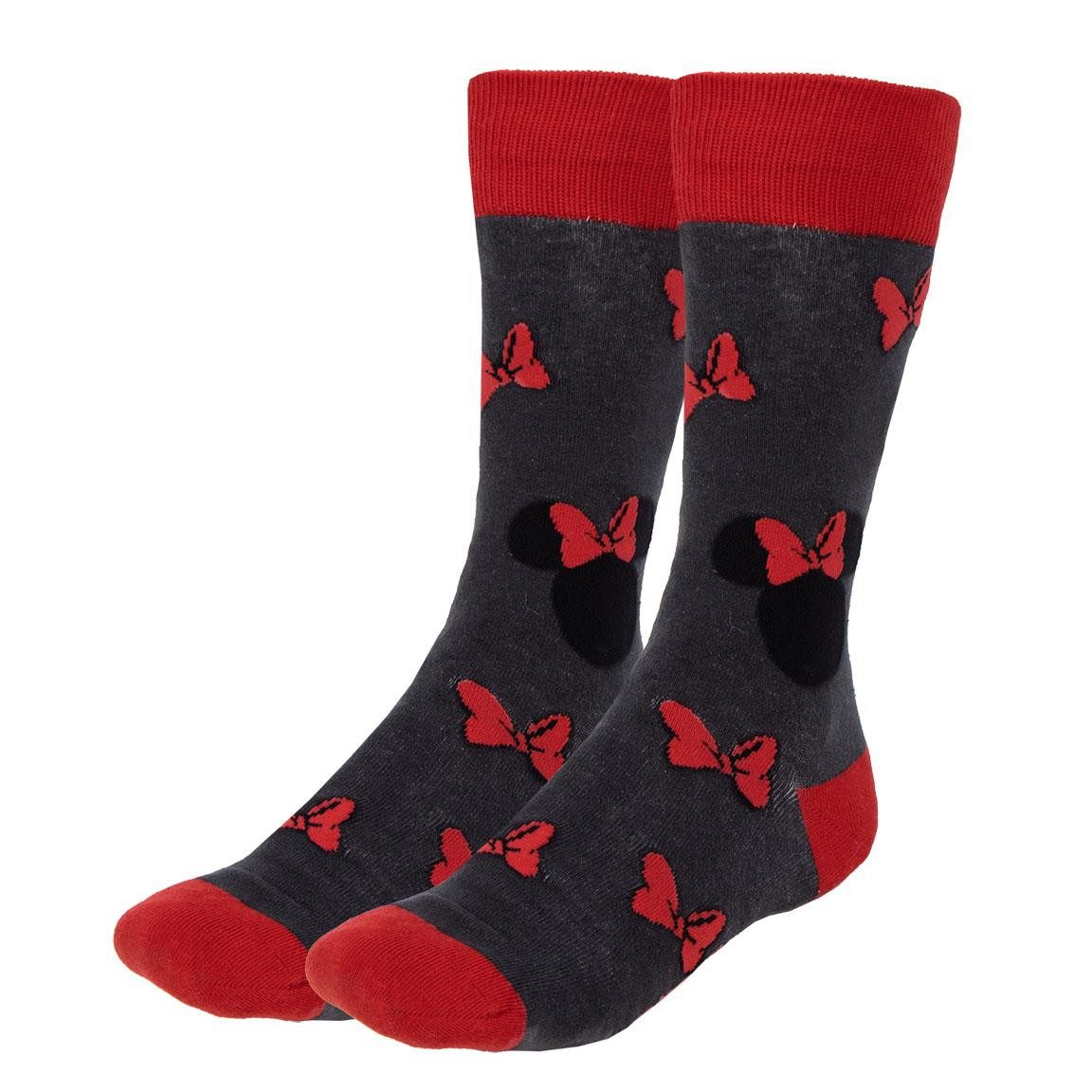 Disney Freizeitsocken Disney Damen Socken 3er Paar Minnie Mouse Gr. 36-43