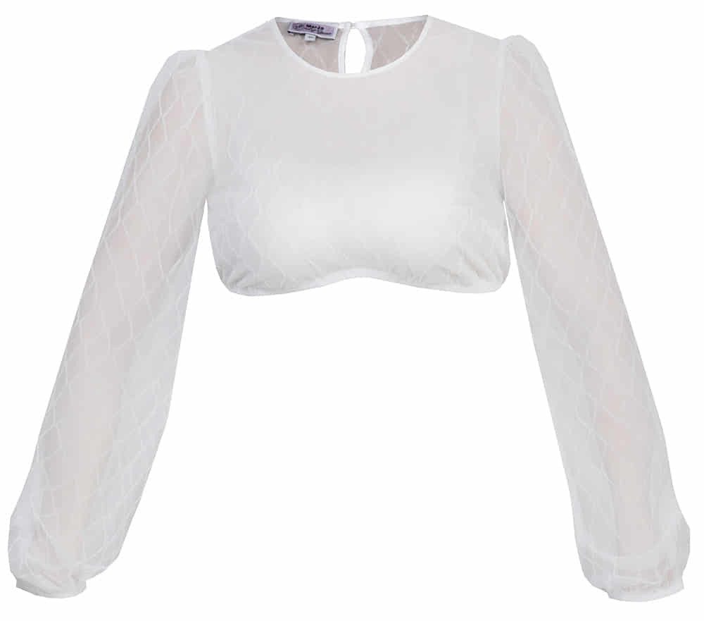 MarJo Dirndlbluse Dirndlbluse Ivana-Sarah ecru